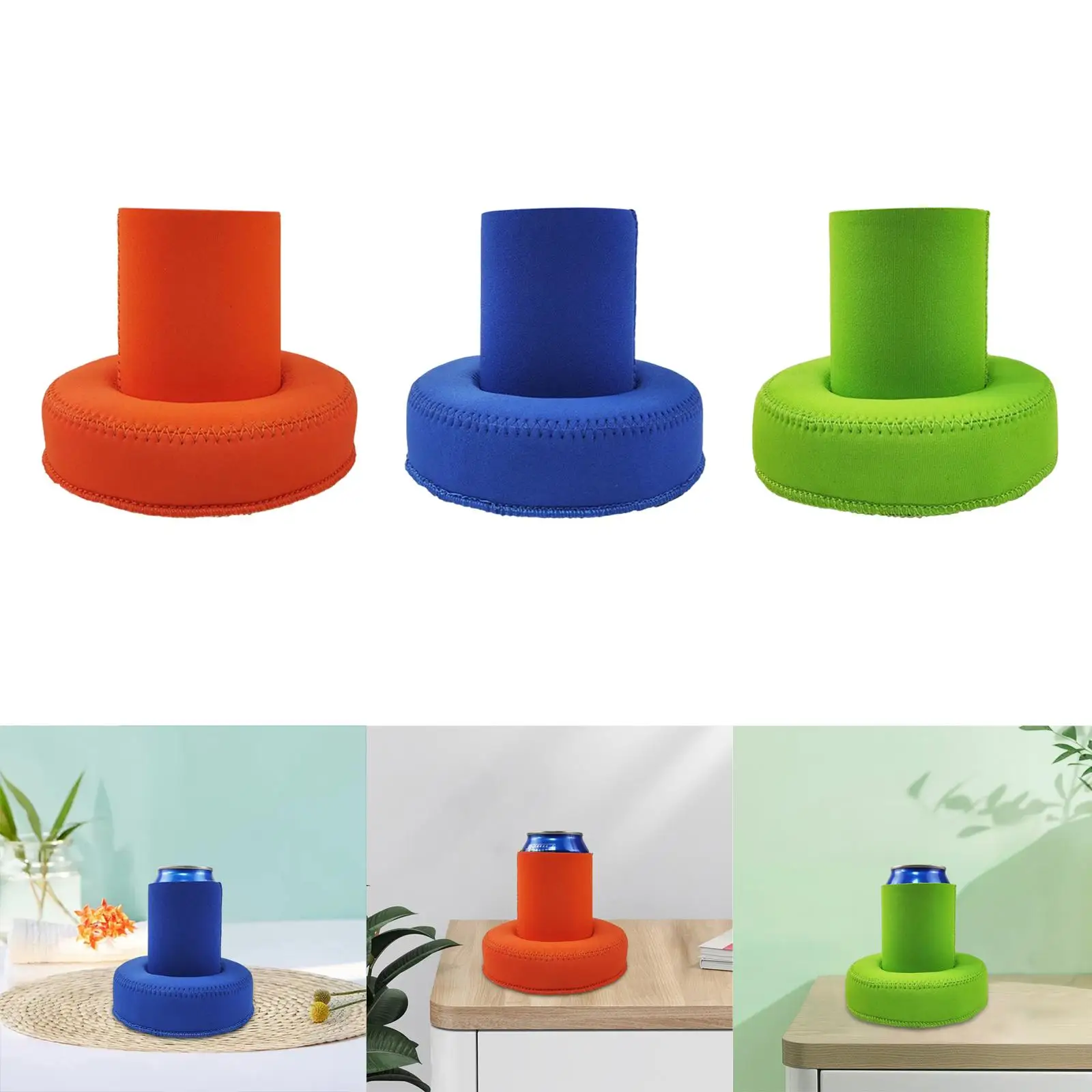 Neoprene Float Cup Coasters Floating Holder for Swimming Pool