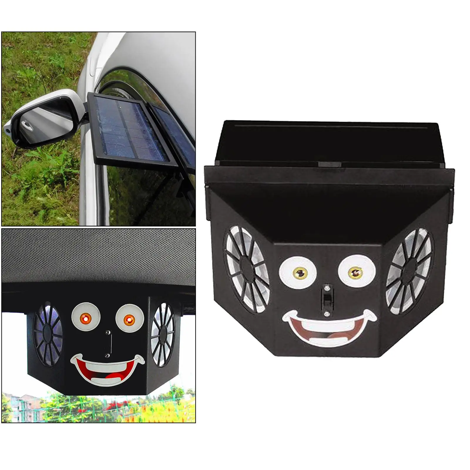 Car Ventilation Fan Solar Attic Fan ilator for Dog House RV Car Greenhouse Caravan Garage Car Cooler
