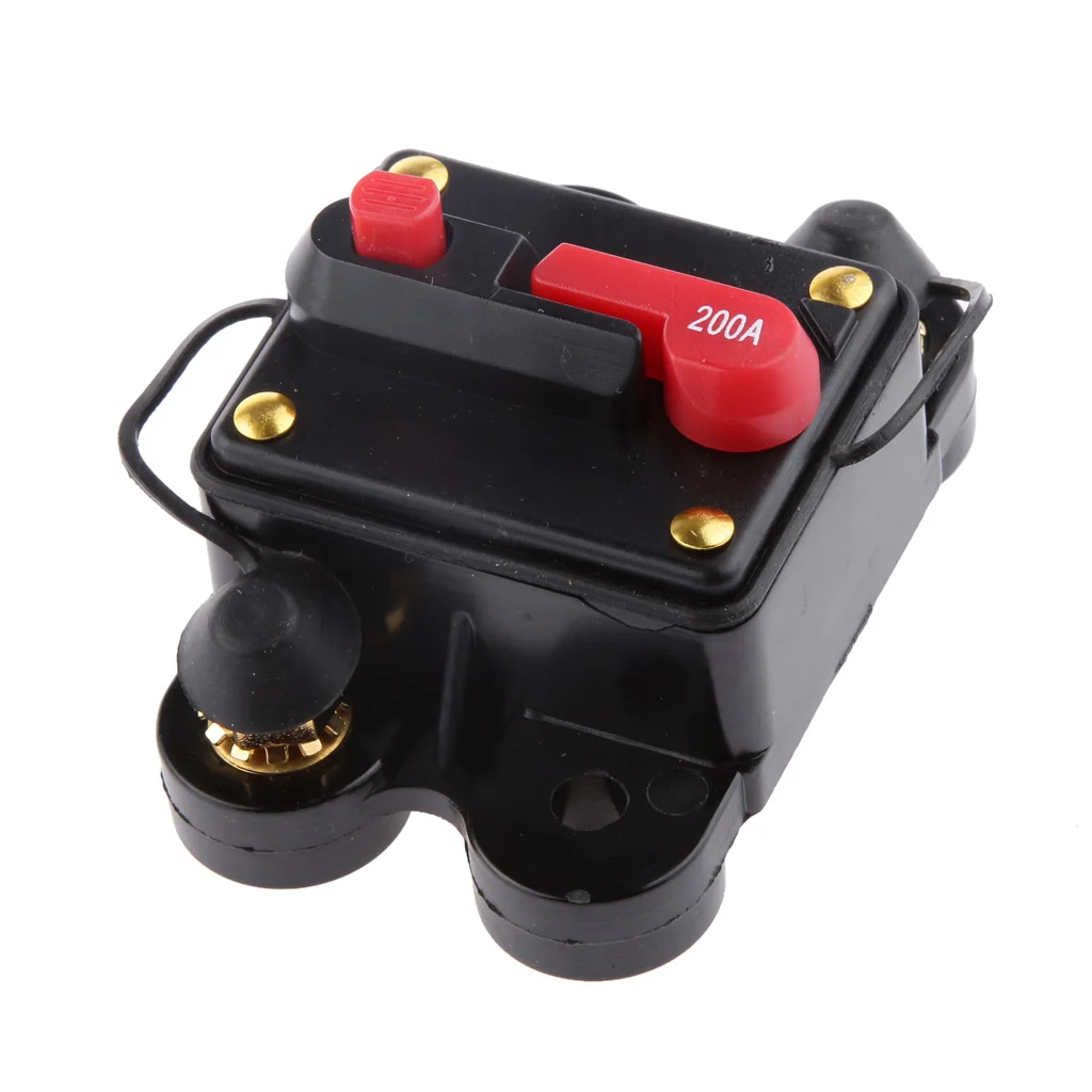 Waterproof 20 Circuit Breaker   Holder Inline  For  Marine Boat Stereo Switch Audio Inverter System 