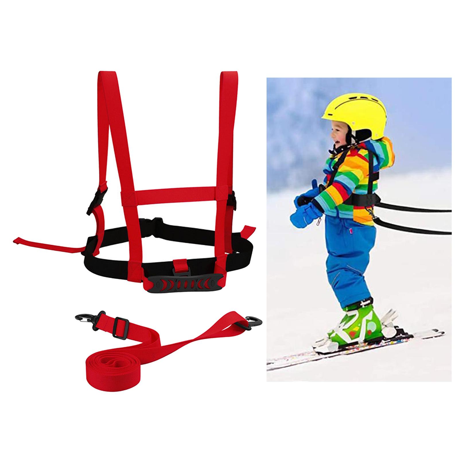 Kids Ski Harness Safety Shoulder Strap Leash for Snowboard Training Cycling