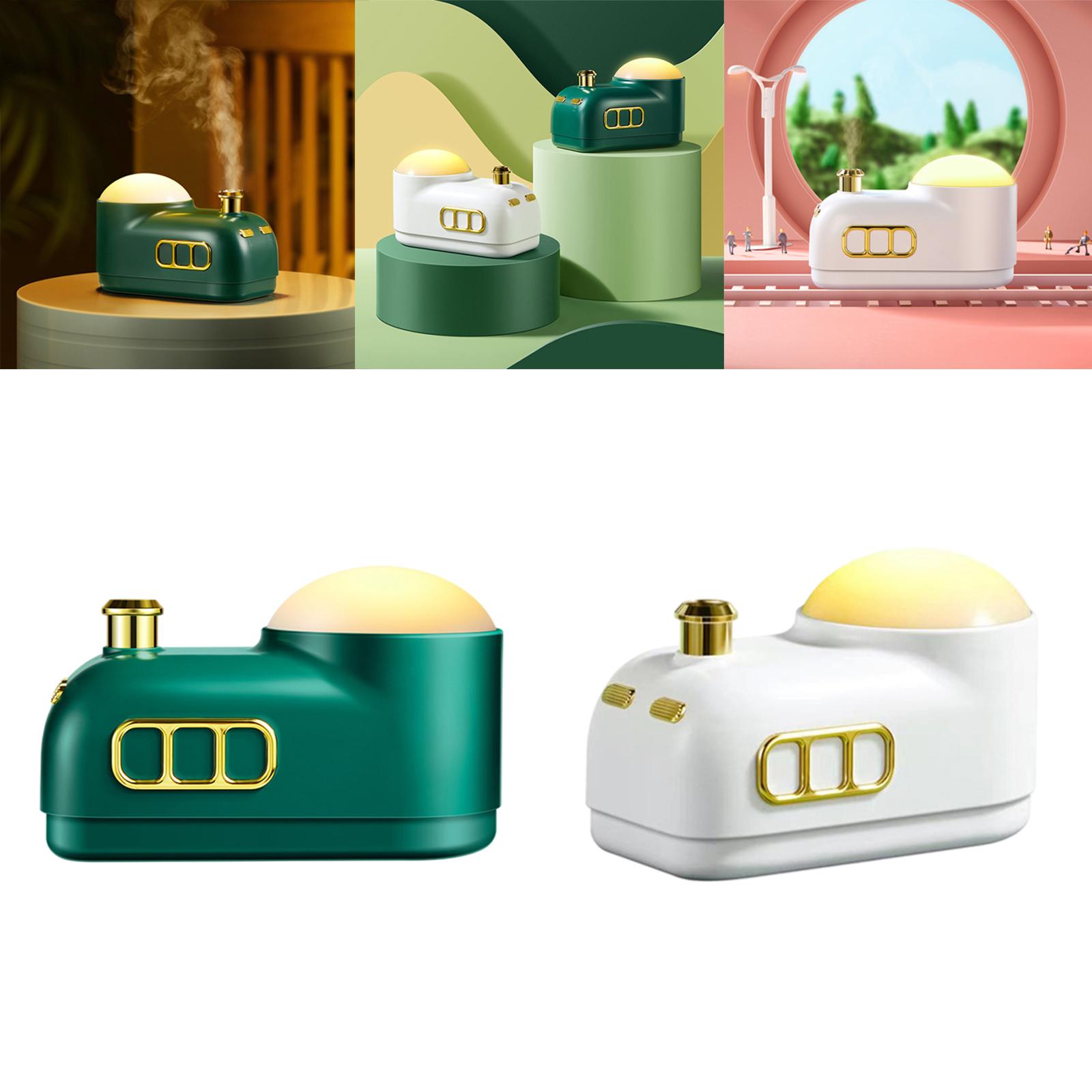 Mini Humidifier Rechargeable with Night Light Aroma Diffuser Purifier Large Capacity Quite for Bedroom Desktop Babies Yoga Home