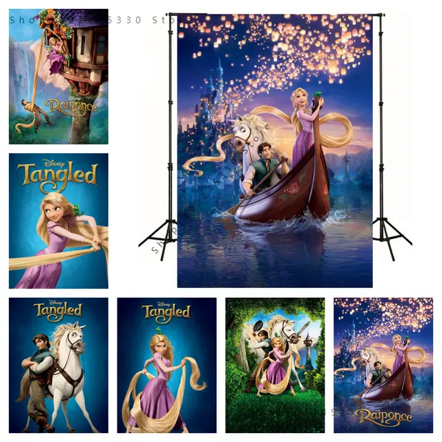 Affiche impression personnalisée Disney Wish Rapnzuel Tangled Cruise Line  navire rêve fantastique magique merveille naufragé Art mural mural 3852