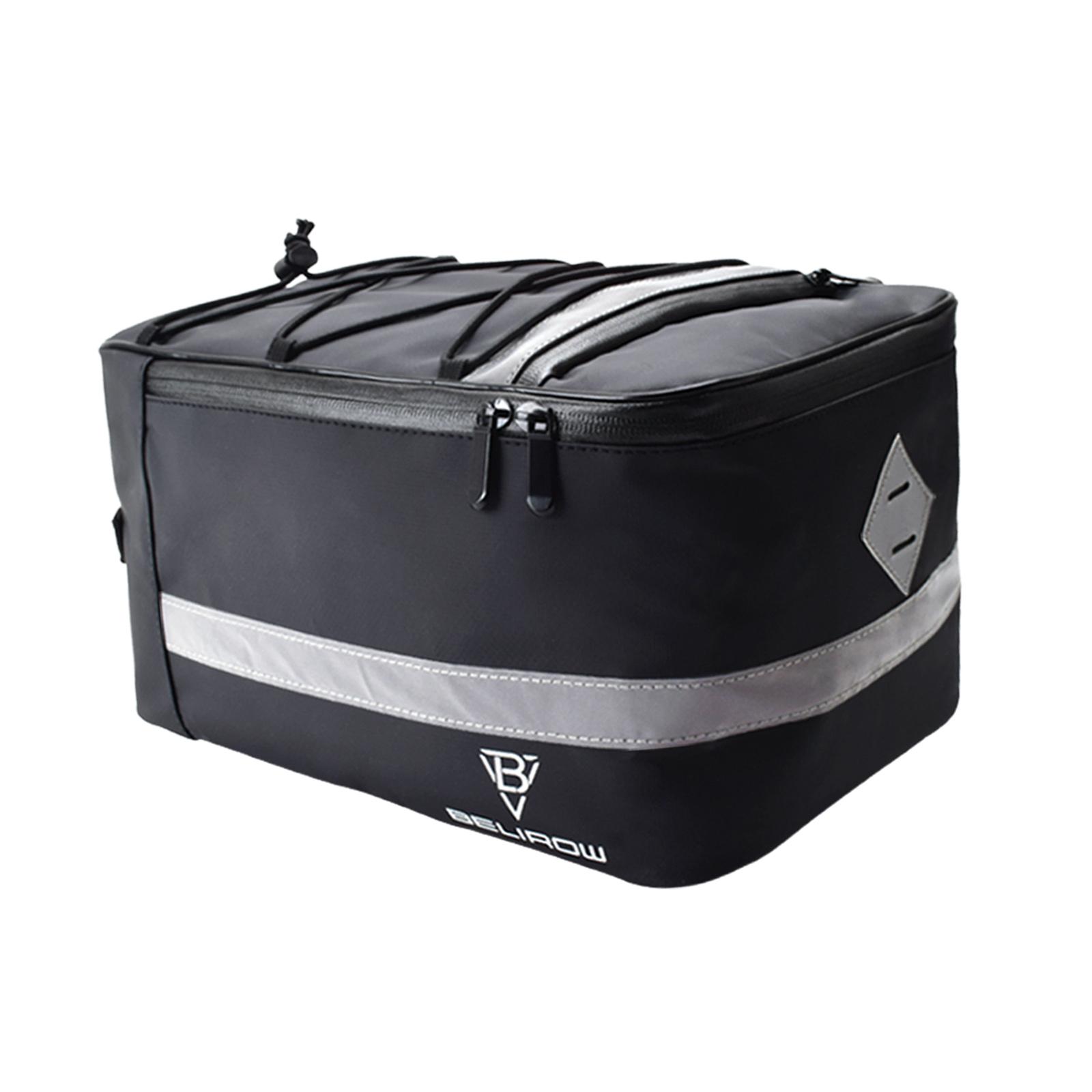 Rear Rack Storage Luggage Bag Waterproof Reflective Durable