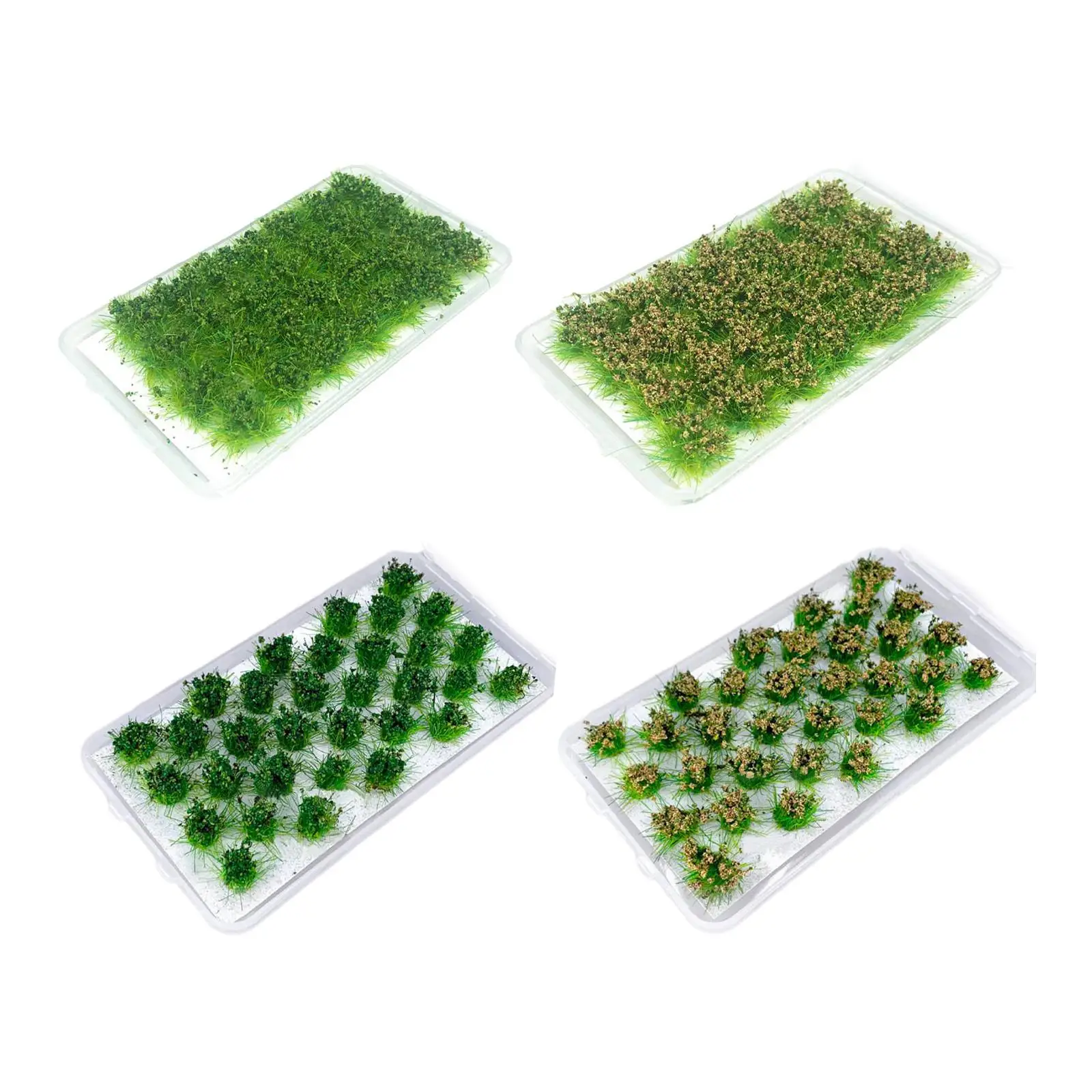 Cluster Grass Tufts Static Scenery Model Miniature Dioramas Railroad Scenery Sand Gaming Terrain Modeling Miniature Grass Tufts