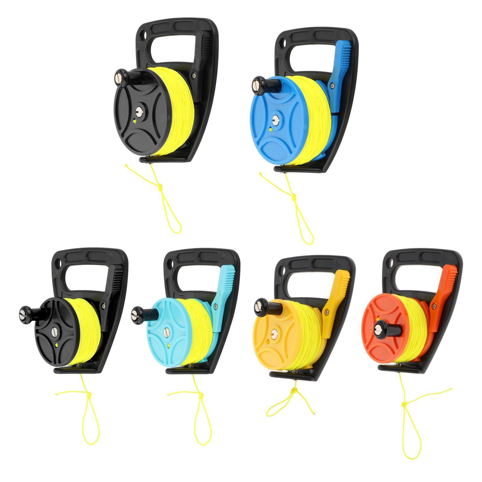 46m/83m Versatile Scuba Diving Line Spool Handle Scuba Diving Reel Equipment  for Cave Wreck Snorkeling Kayaking