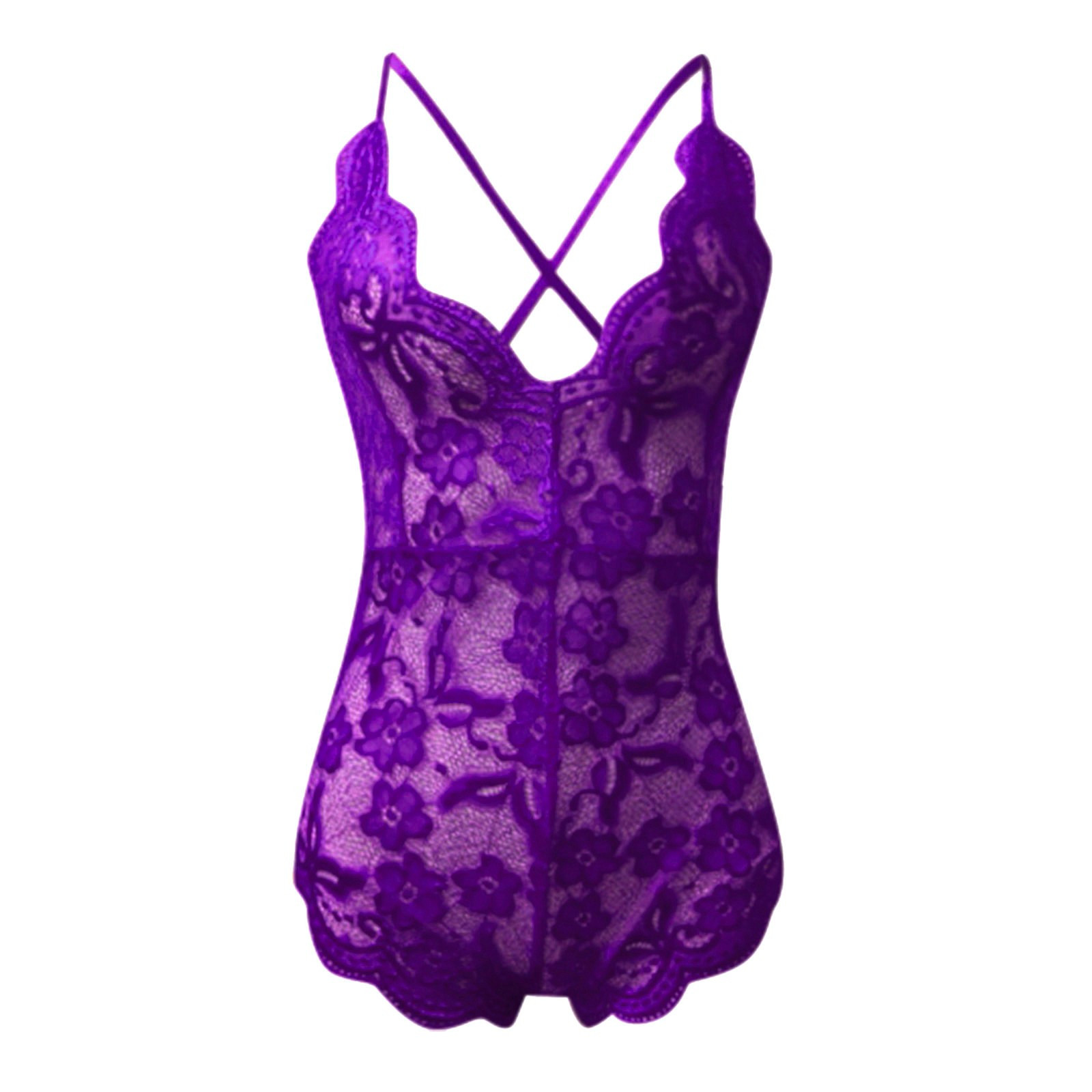 Women Fashion Bobysuit Lingerie Roleplay Lingerie Sexy Women Costumes Red Plaid Lace Lingerie_voghion.com