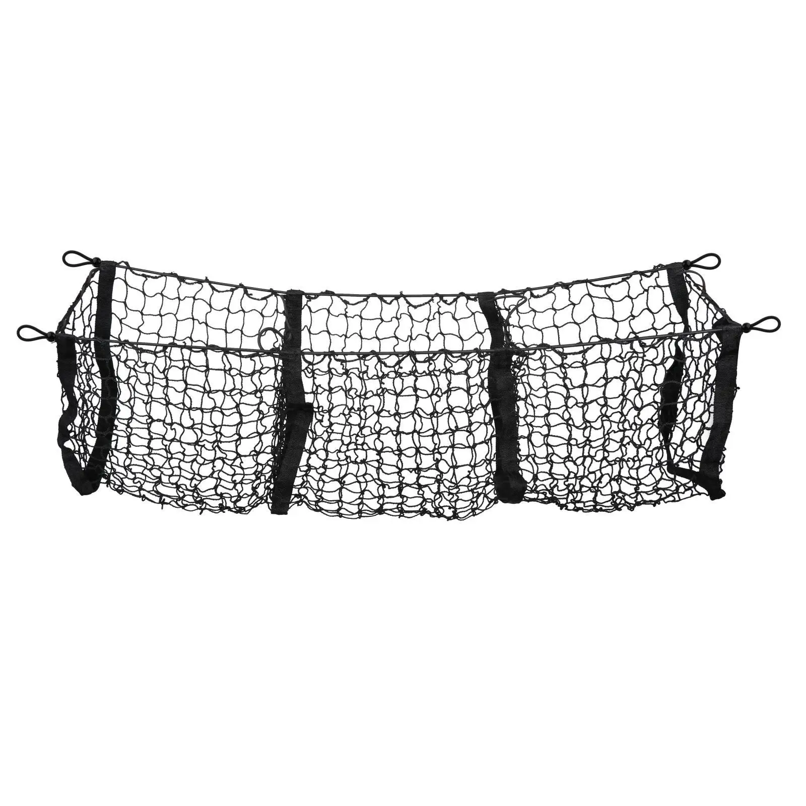 Trunk Cargo Net Bag Mesh Organizer Holder Truck SUV Universal 4 Hook Rear