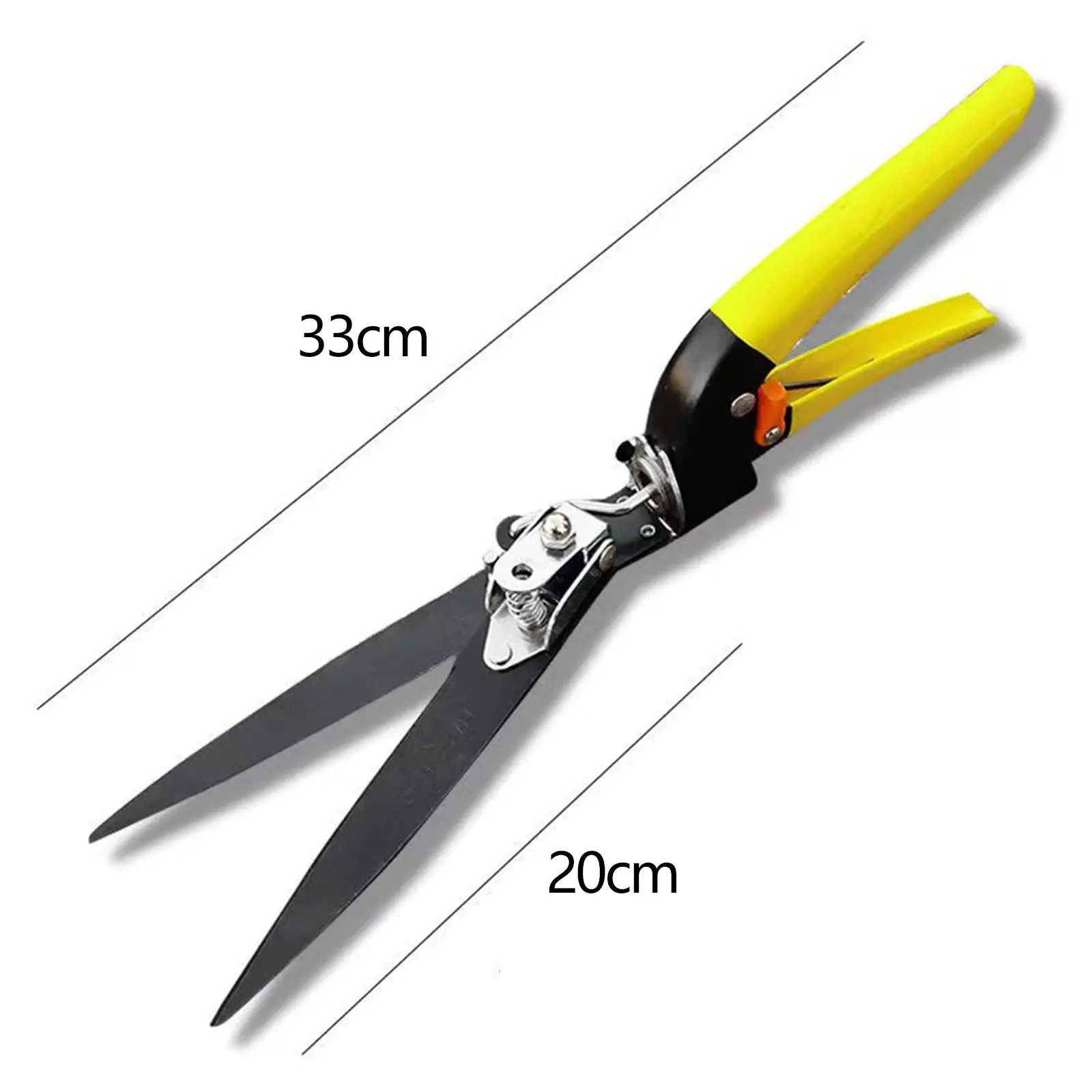 Gardening Scissors Anti Slip Handle Professional Gardening Tools Handheld Pruner Garden Shears for Lawn Farm Bonsai Garden