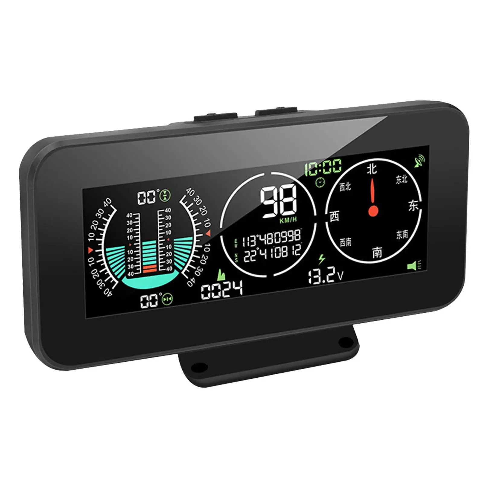 HUD Heads up Display Angle of Pitch Off Road Accessories Satellite Show Display