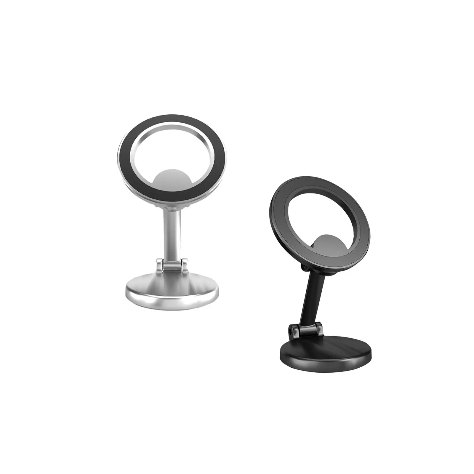 Magnetic Car Phone Mount Mini 360° Rotation Folding Compact Car Phone Holder