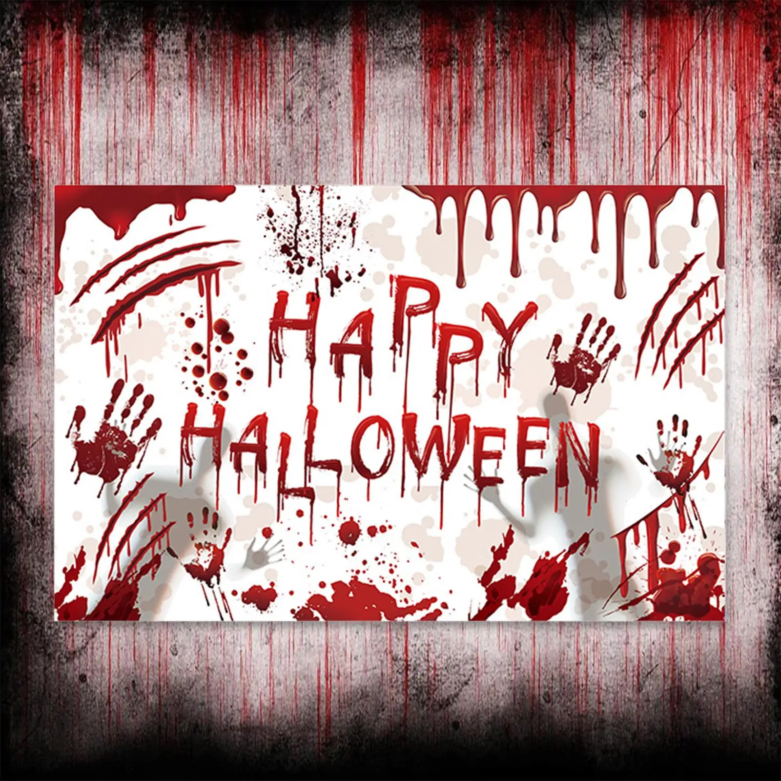 Halloween Photography Backdrop Photo Props Bloody Halloween Background Cloth for