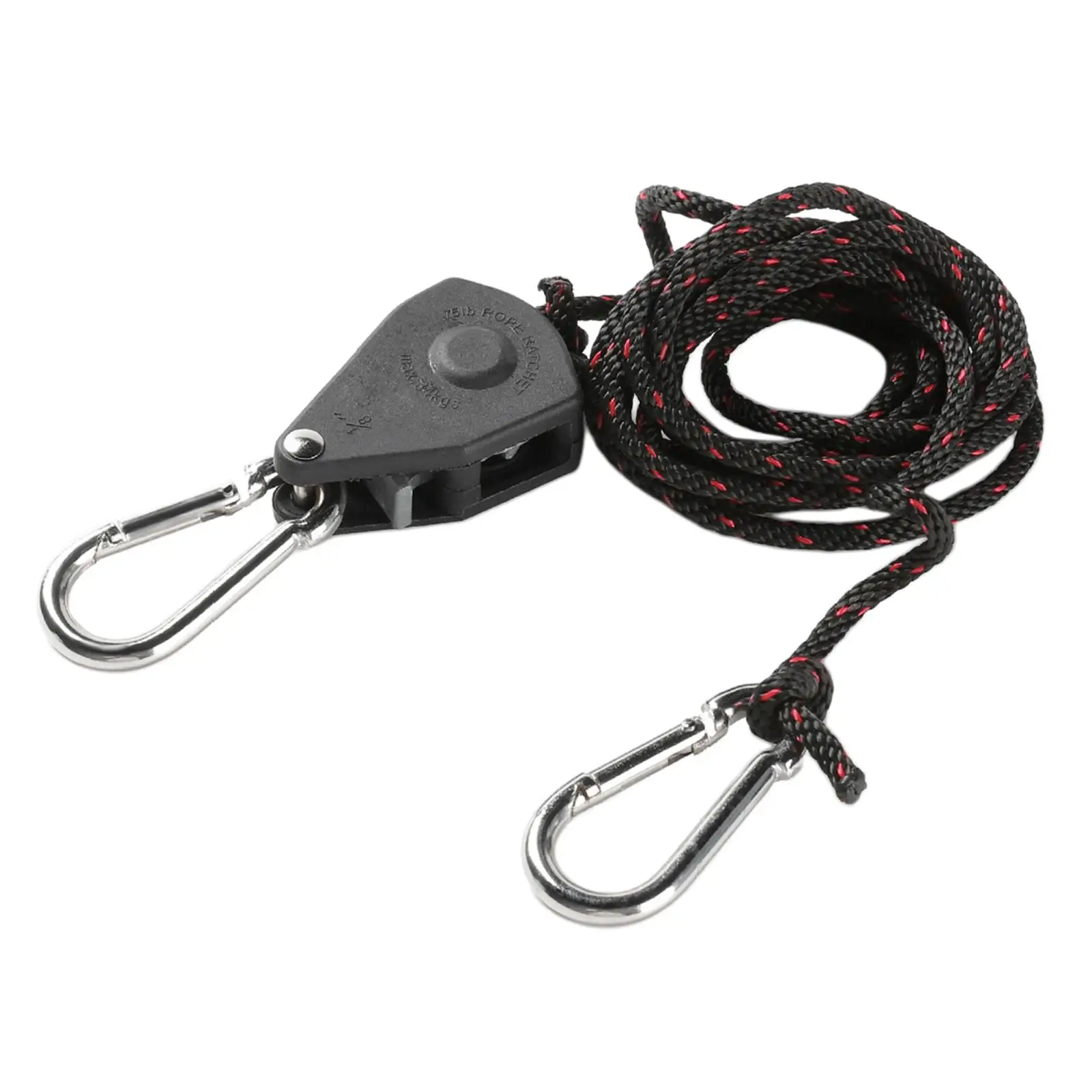 Rope Hanger for Grow Light Canopy Fix Rope Rope Hook Hanger 7.87ft Long Camping