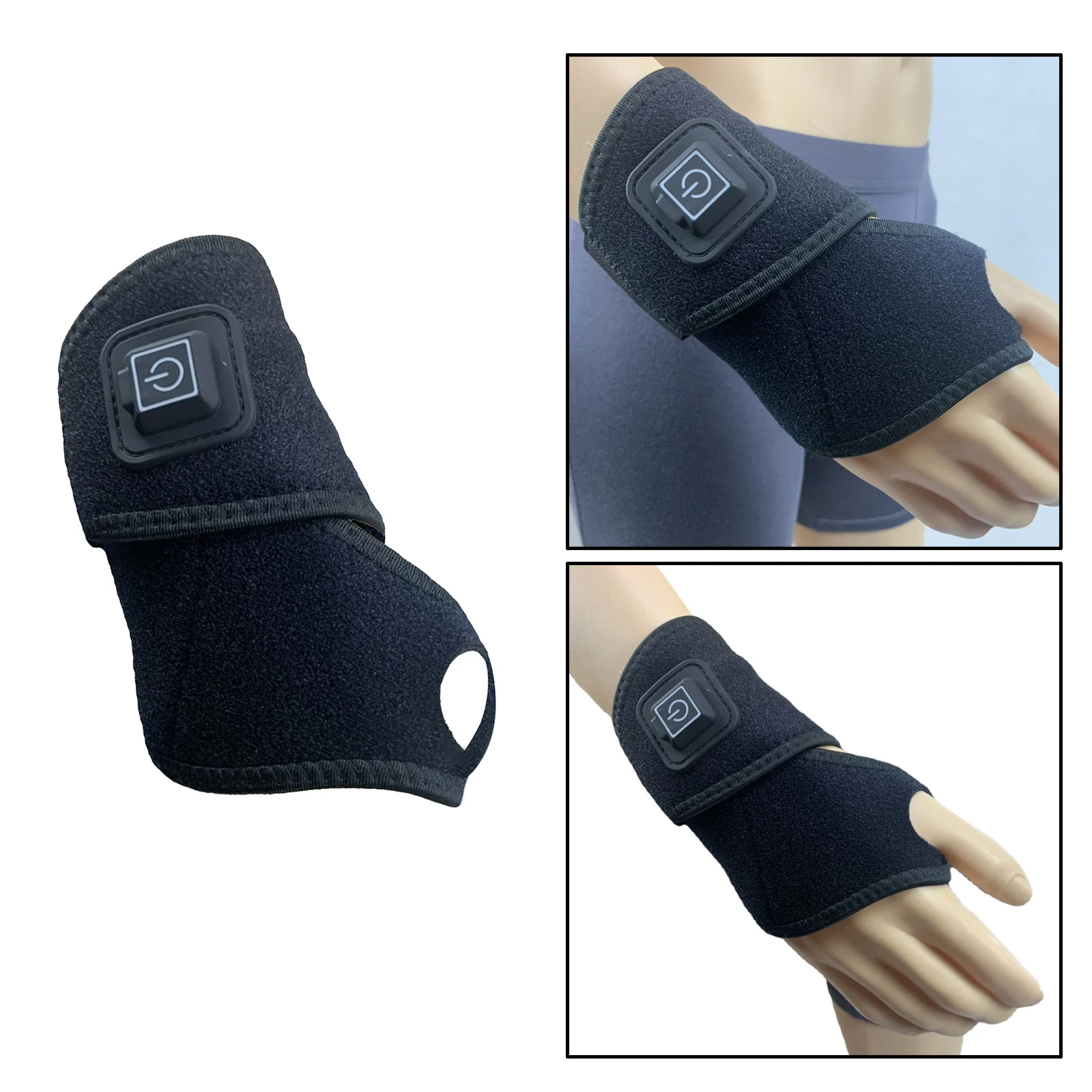 Wrist Massager with Heat Adjustable Wrist Brace Wristband for Hand Fever Wrist