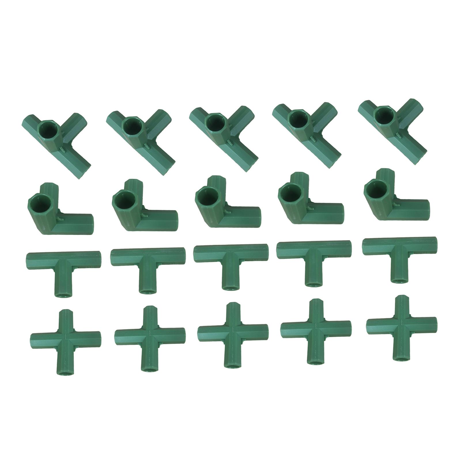 Description Picture 4 of itemSet of 20 Greenhouse Building Fittings Frame Connectors for Flower Stands Greenhouse Bracket Gardening Awning Joints