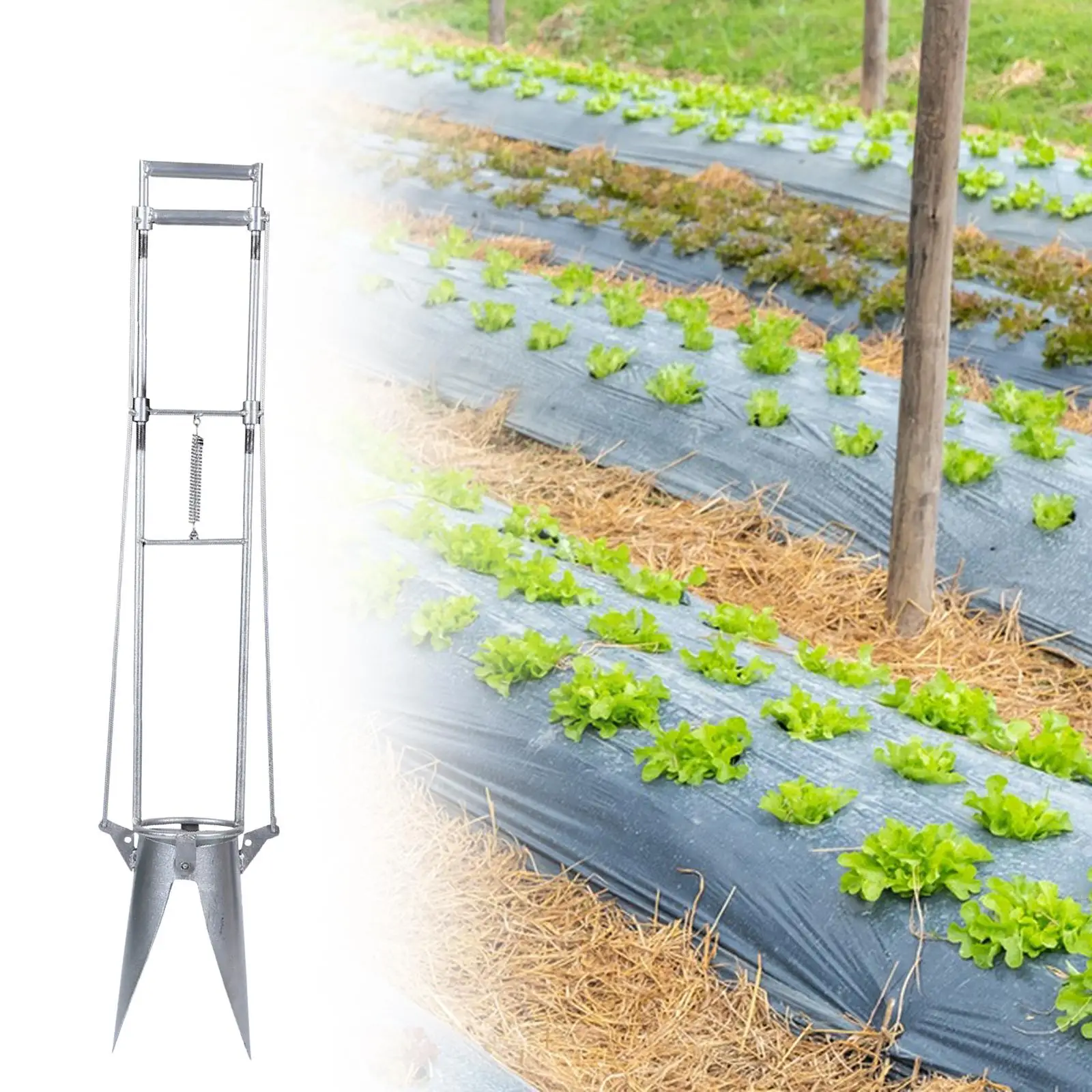 Manual Planter Tool Long Handle Seedling Spreader Agricultural Supplies