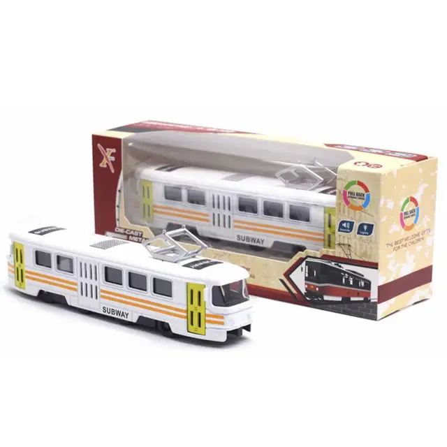 Tram Toys Children  Toys City Train Tram - Train Set Bus Toy Car Model  Children's - Aliexpress