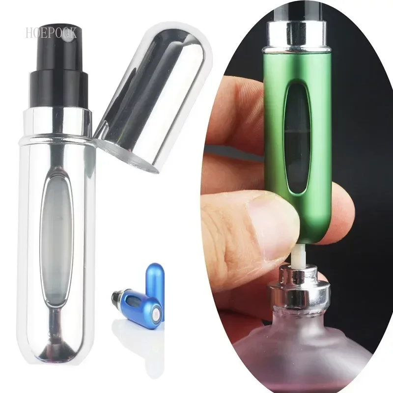 Best of 5ml Refillable Metal Perfume Bottle With Spray Fragrance Pump Portable Travel Cosmetic Container Mini Spray Atomizer Bottle Reviews & Tips - Image 2