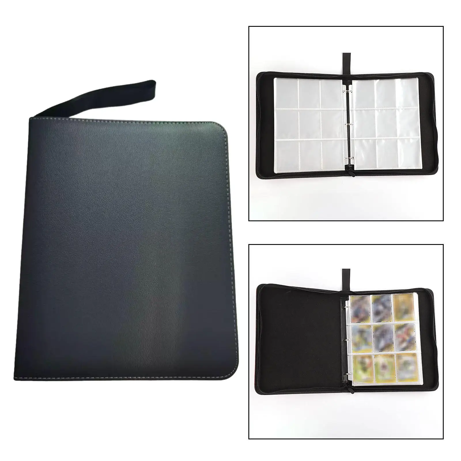 Trading Card Carrying Binder Card Collection Binder for 720 Cards Pocket Binder for Game Cards Sports Cards Card Storage Case