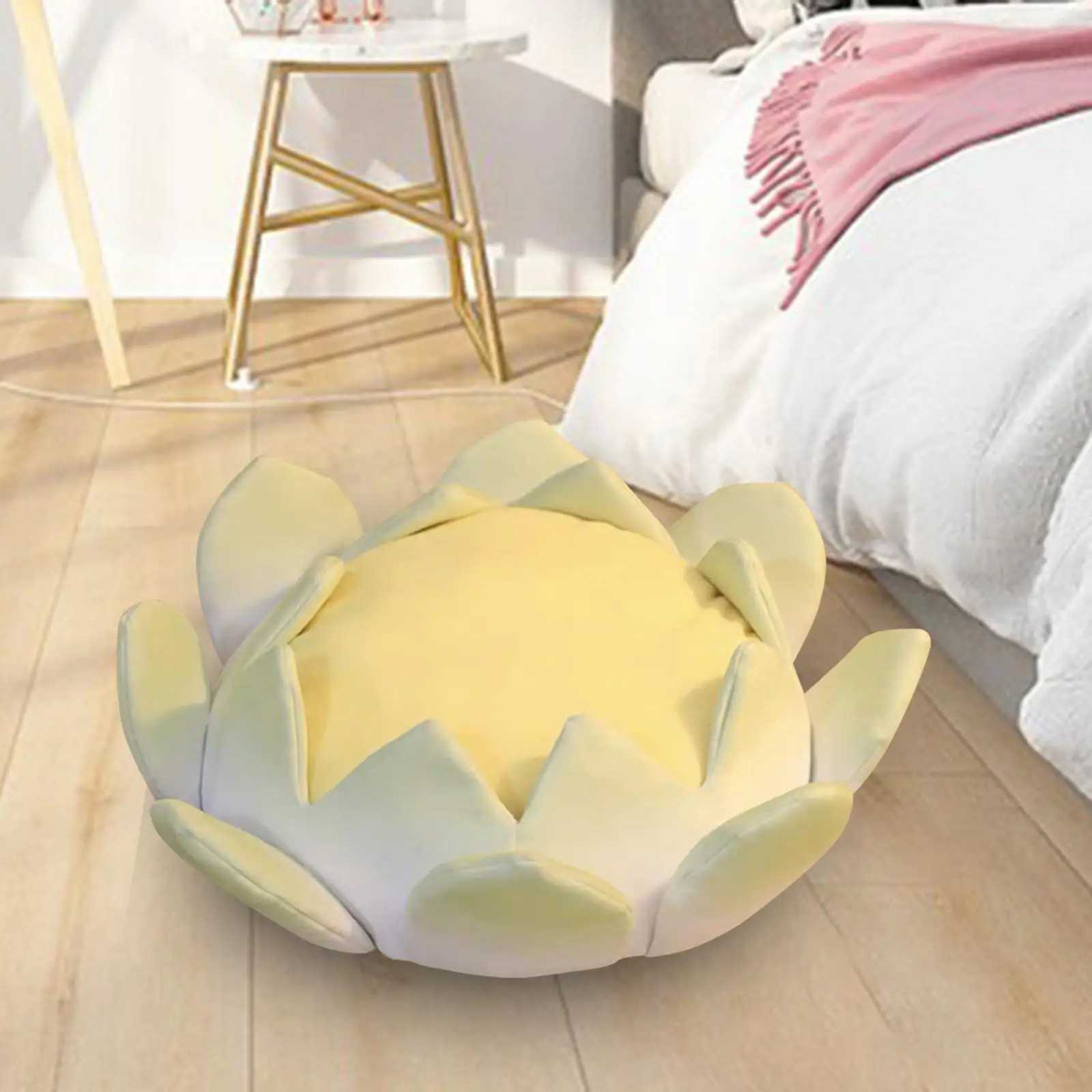 Lotus Cushion Lotus Shaped Meditation Pillow for Bedroom Yoga Couch