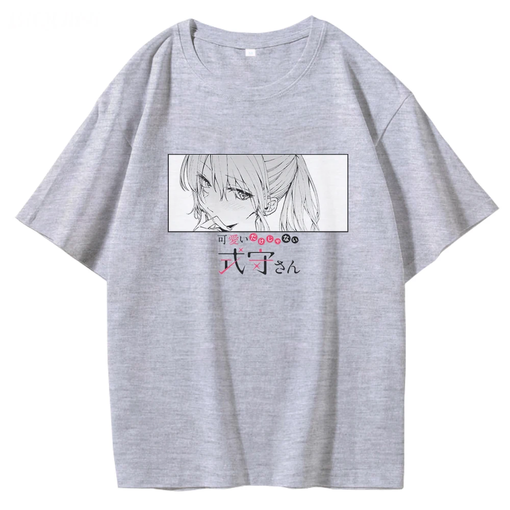 Shikimori Micchon Shikimori's Not Just A Cutie Oversized T Shirt Men Women Print Cotton Anime Tees Streetwear Summer Tops Unisex