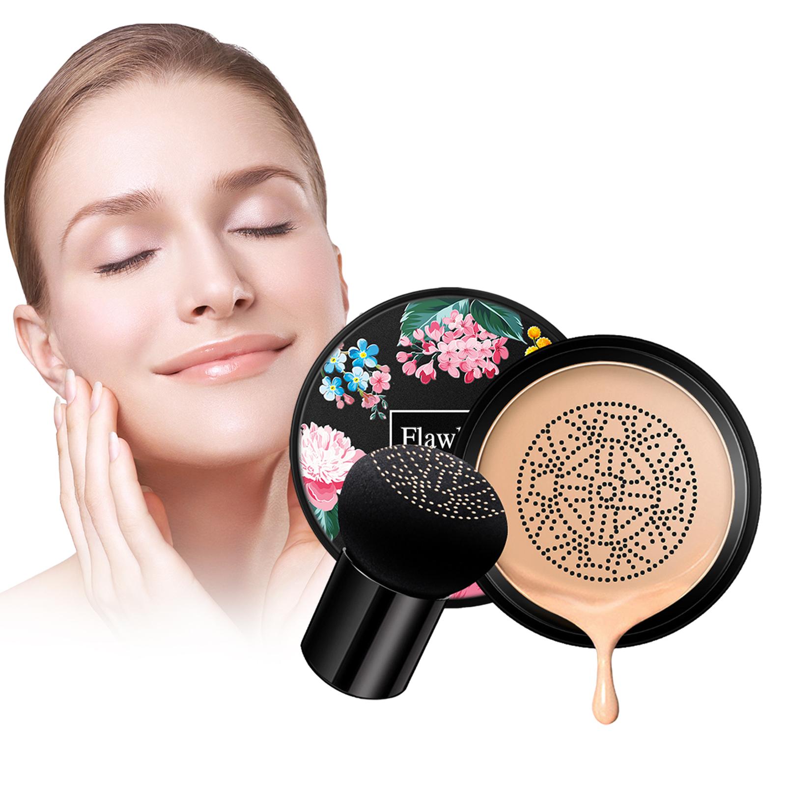 Air Cushion cc Cream Smoothly Makeup Waterproof Matte Natural Light Weight Even Skin Pigment Concealer Liquid Foundation BB