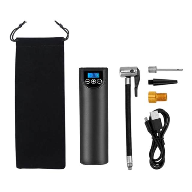 Portable Air Compressor, air Tyre Inflator Hand Held Tire Pump with LED Light Rechargeable 150PSI for Car  RV Tires And Other 