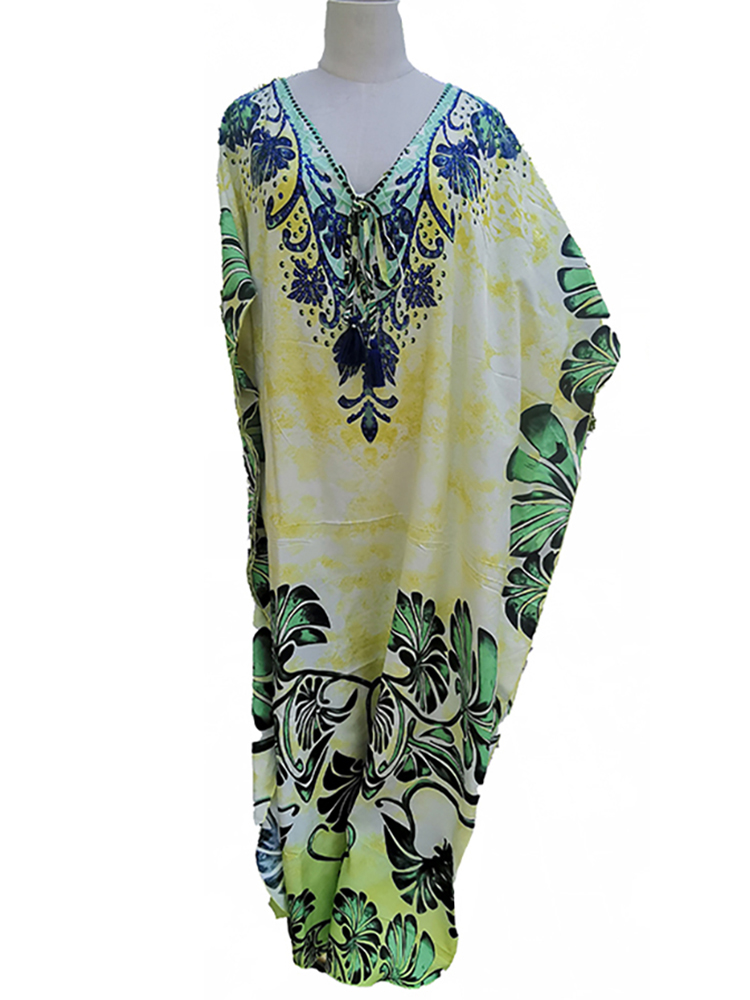 Sarong vestido de praia Cover-Up, Roupa de