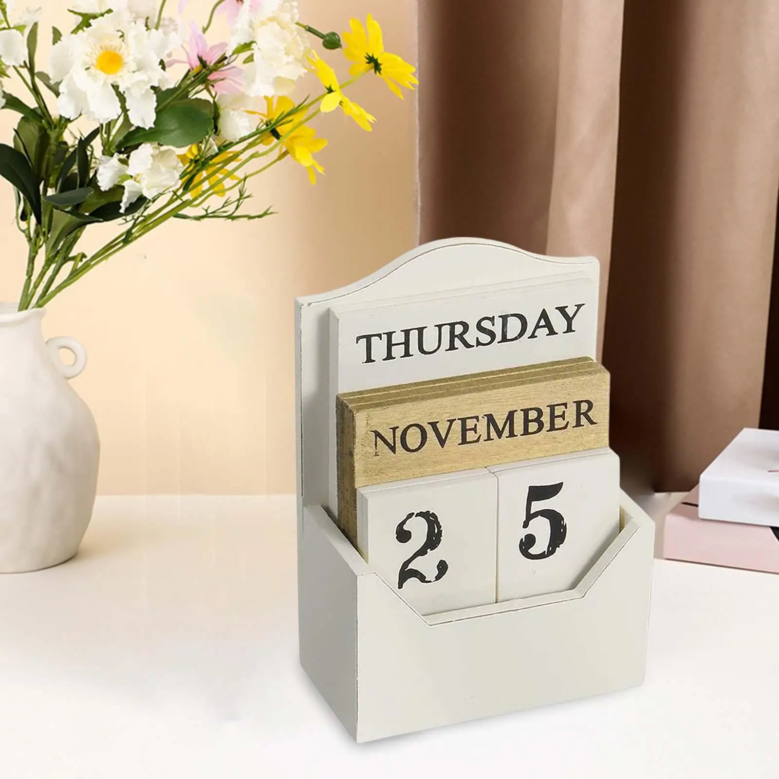Reusable Perpetual Calendar Date Week Month Display Creative for Birthday Festival