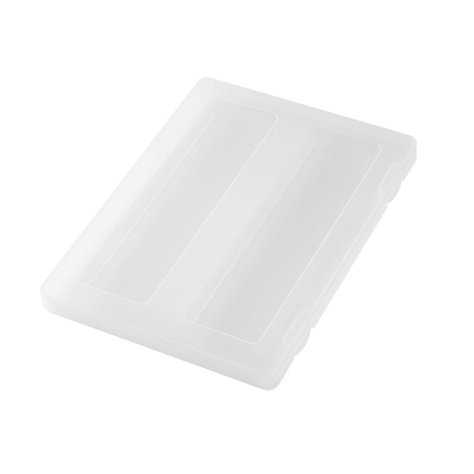Clear File Box File Folder Magazine Paper Office Home Desktop Office School A4 Holder files Document Organizer Project Case