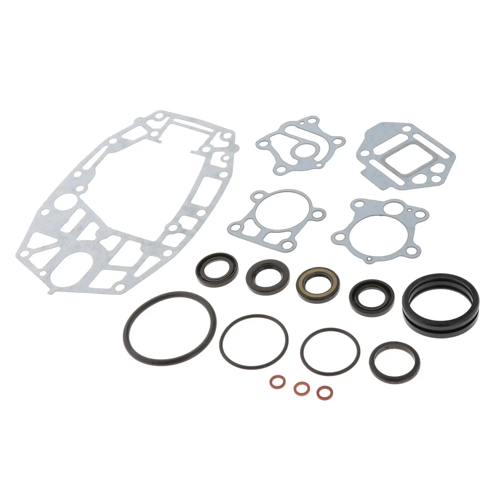 6H4-W0001-20-00 Lower Unit Gasket Kit, 18-2792 Gasket Kit, Fits for Yamaha Pump Base Gasket Oil Seal Wear Plate Gasket