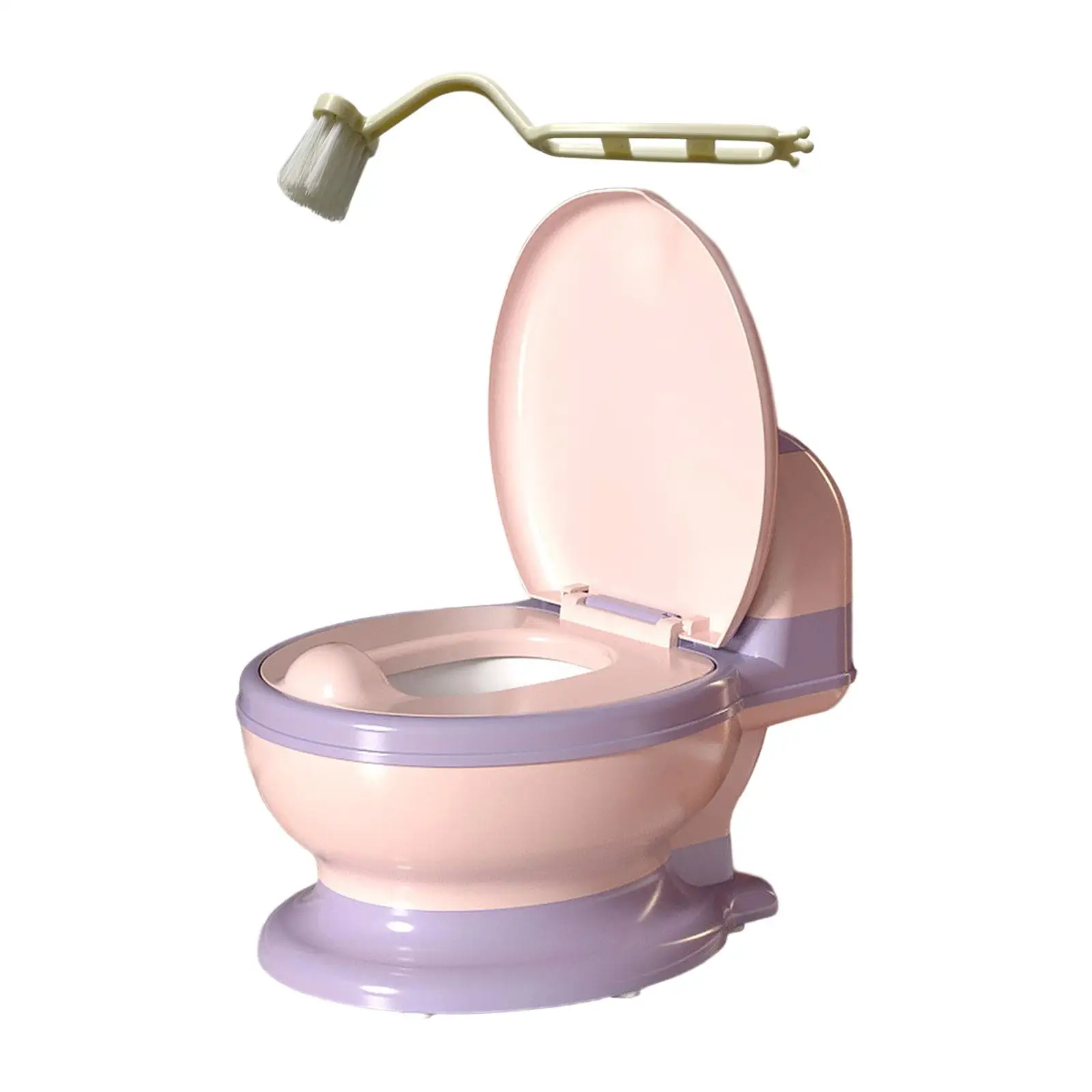 Toilet Training Potty Easy to Clean Compact Size Real Feel Potty Realistic Toilet Infants Toilet Seat Babies Girls Boys Ages 0-7