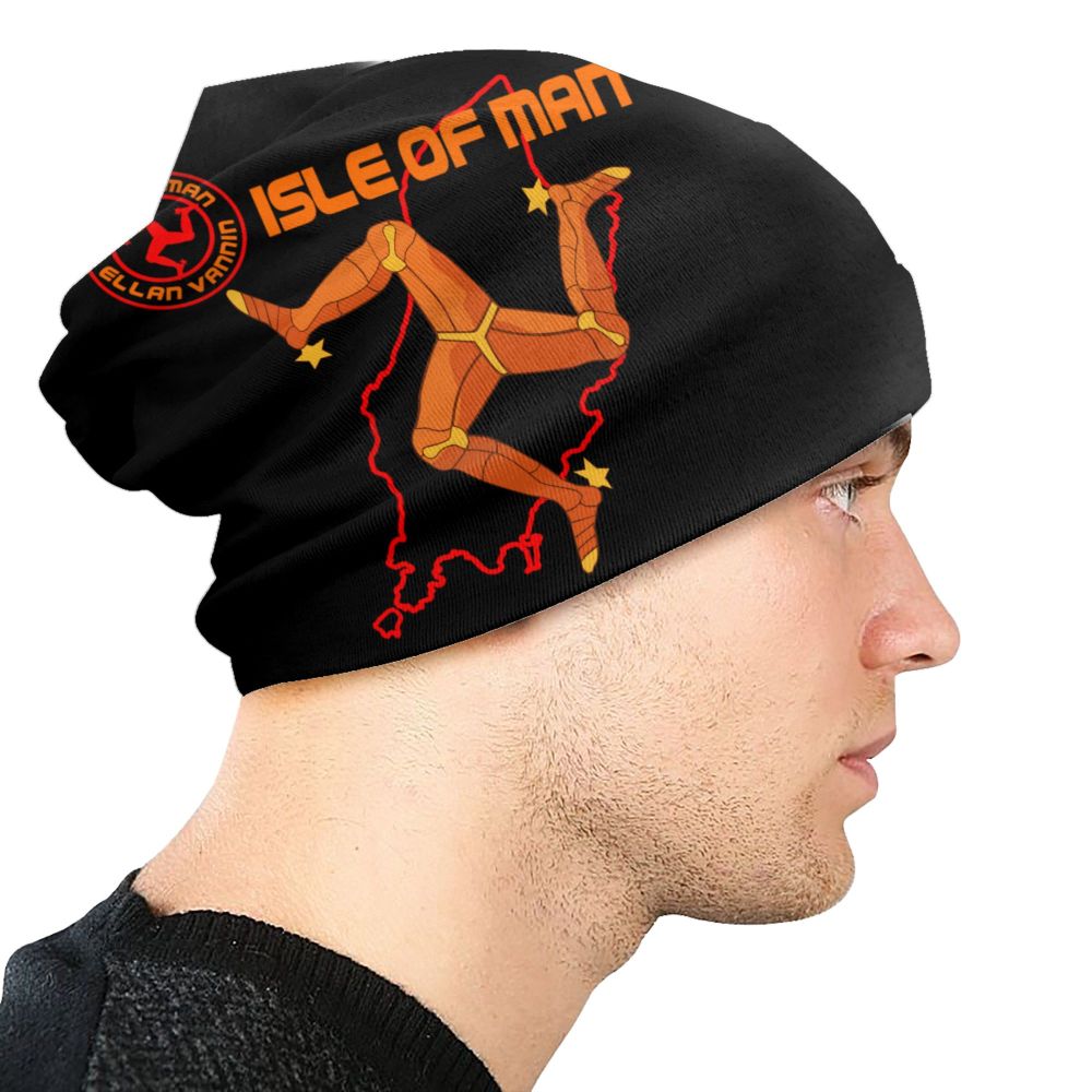 Benutzerdefinierte Isle Of Man TT Skullies Beanies Caps Cool Winter Warm Frauen Männer Stricken Hut Unisex Erwachsene Motorrad Motorhaube Hüte – Detail 14