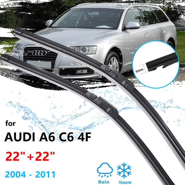 For Audi A6 C6 4F 2004~2011 Front Winter Wiper Blades Window