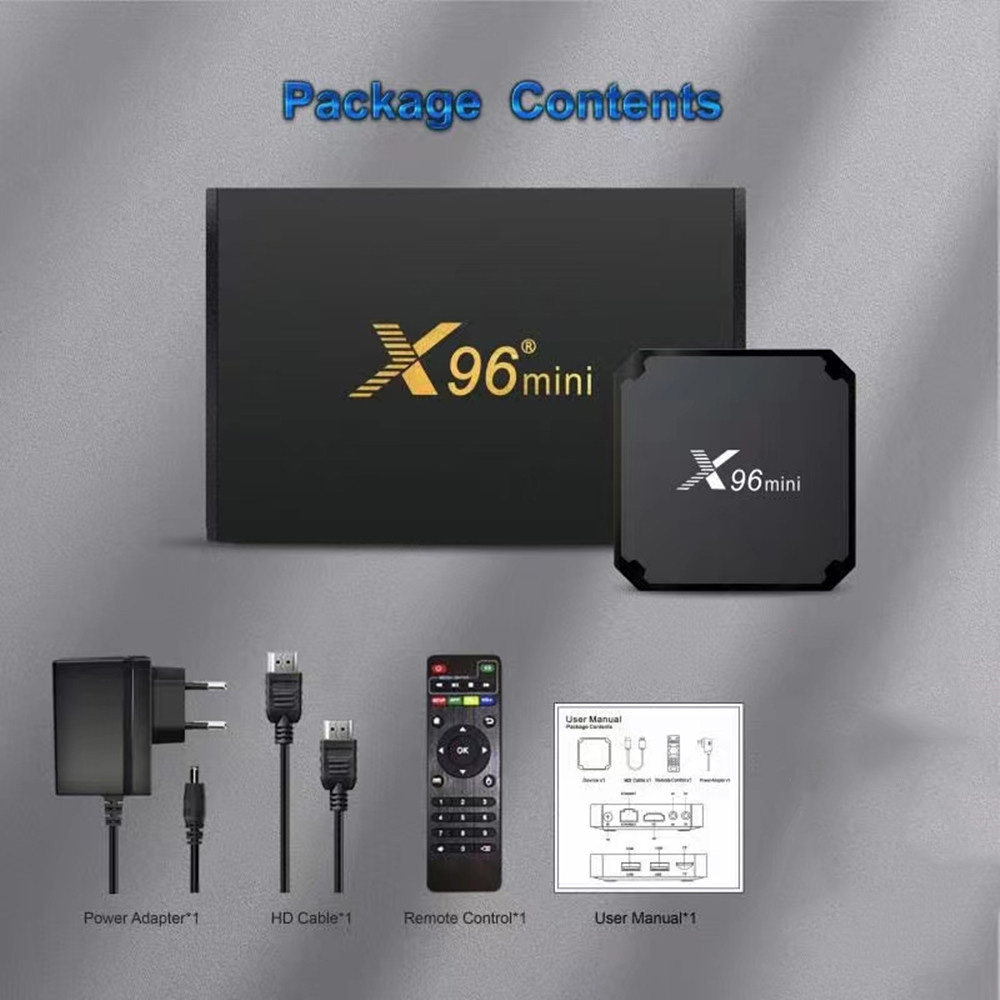 Title 10, X96 Mini TV Box RK3228A Quad Core 2 GB 64 GB 4G...