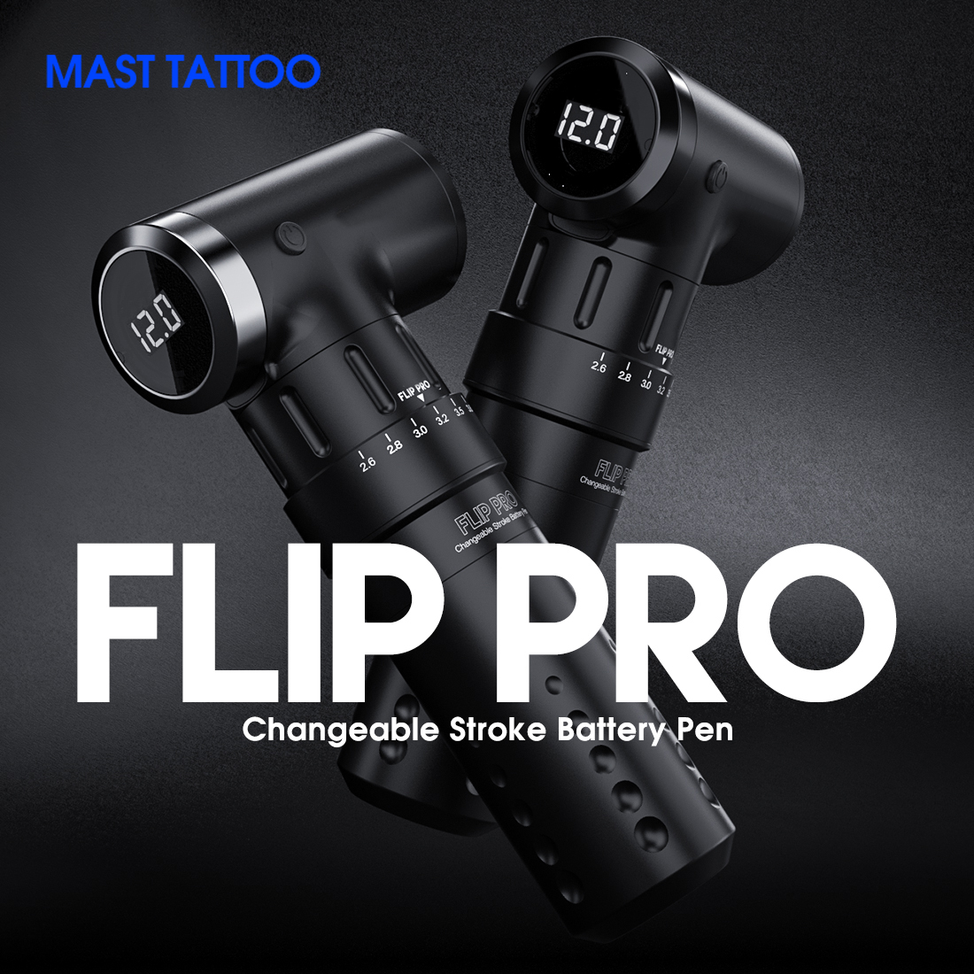 Best of Mast Tattoo Flip Pro Adjust 7 Stroke Length Changeable Wireless Or Wire Battery RCA Machine Pen Coreless Motor Power By Mcore-c2 Reviews & Tips