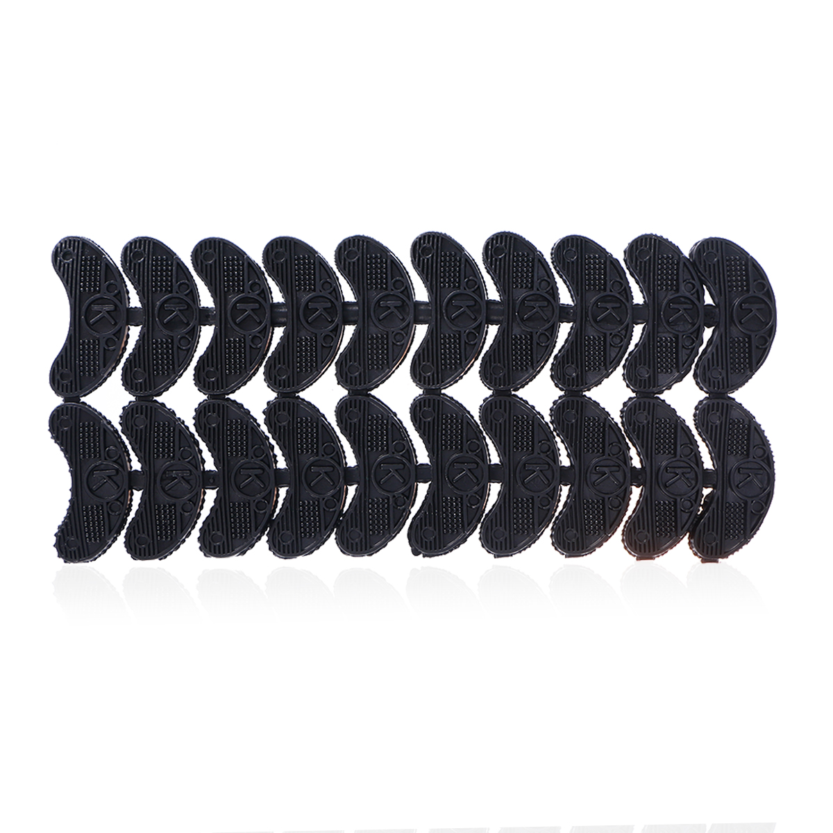 Best of Heel Plates 20Pcs Anti- Skid Shoe Heel Taps Shoe Repair Pad Replacement Toe Plates For Shoes ( Black ) Reviews & Tips