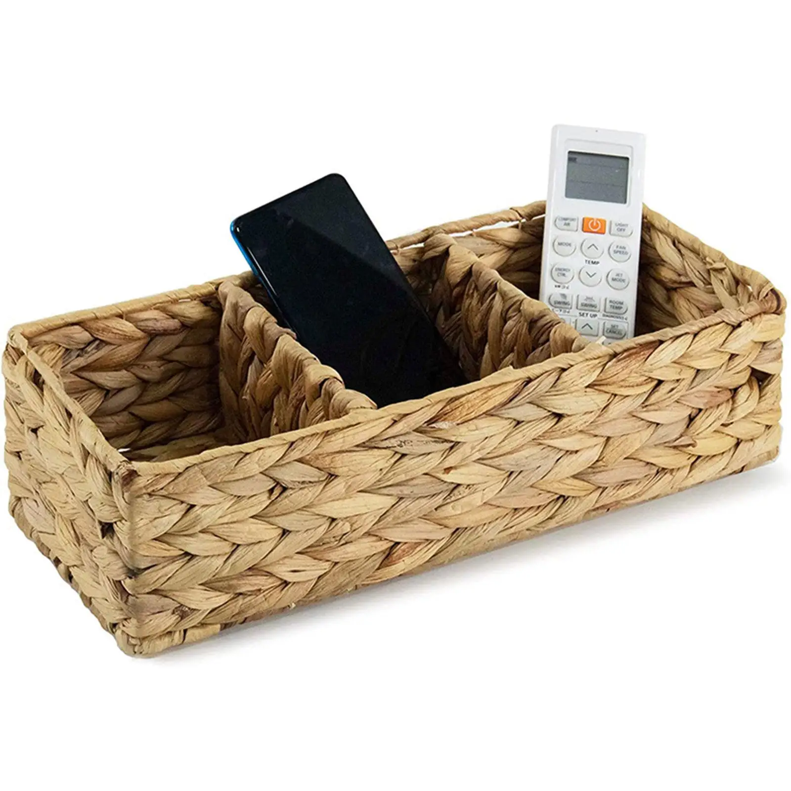 Woven Basket Kitchen Organizer Portable Storage Basket for Hotel Cafe Home