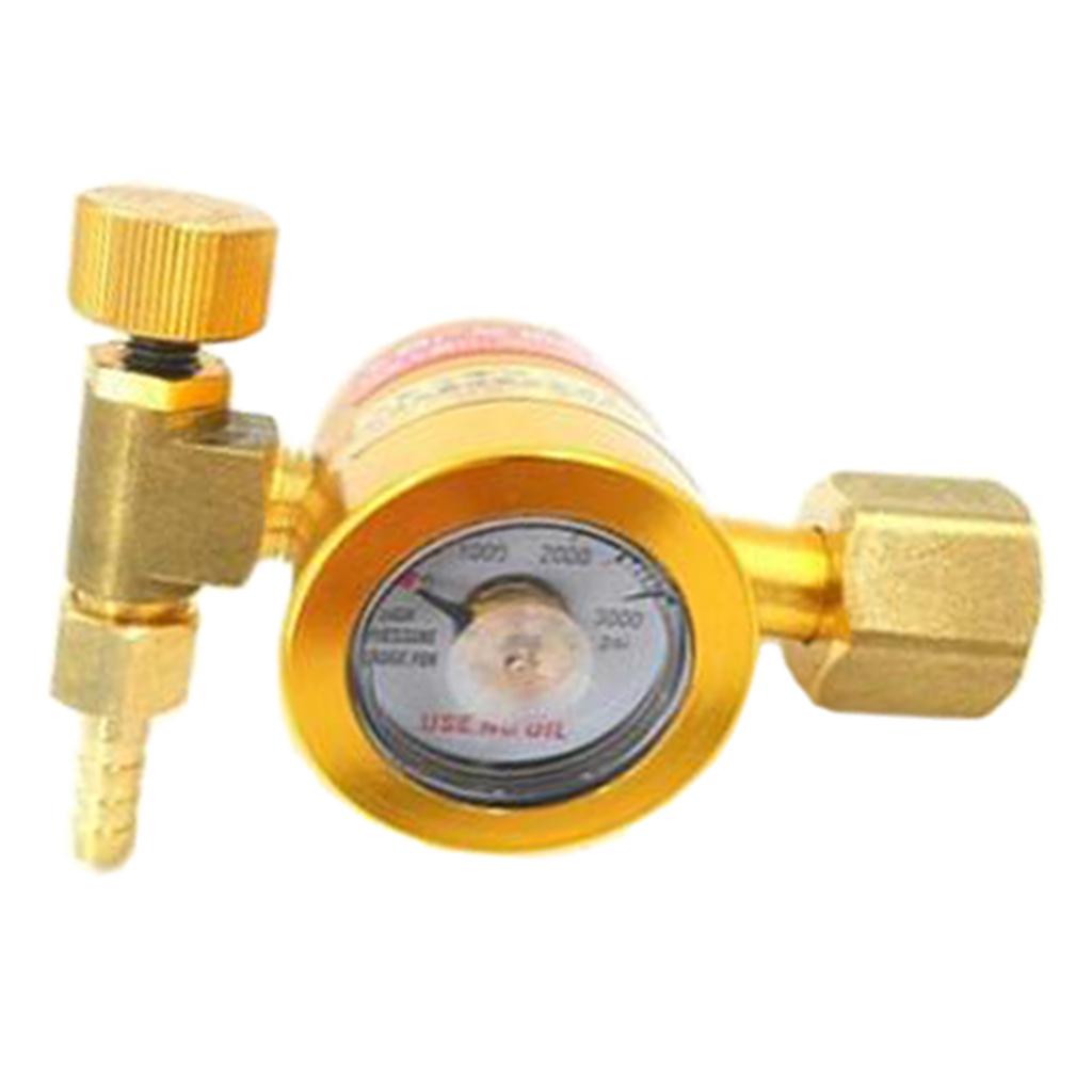 Argon Regulator With Flowmeter TIG  MIG Welding CO2 Regulator - 0 to 15 MPA Pressure Gauge