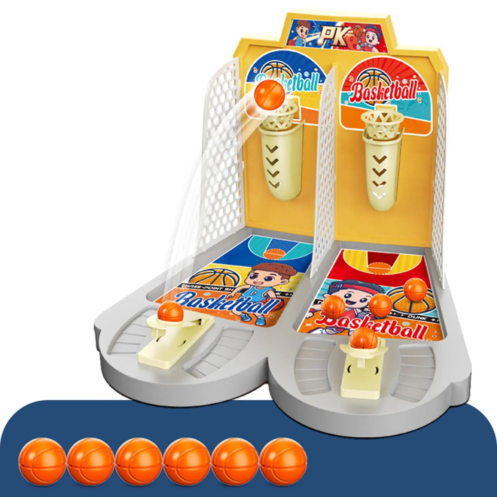 Mini Desktop Basketball Game Board Games Developmental Toy Basketball Toys for Boy 8-12 Teen Families Children Christmas Gifts