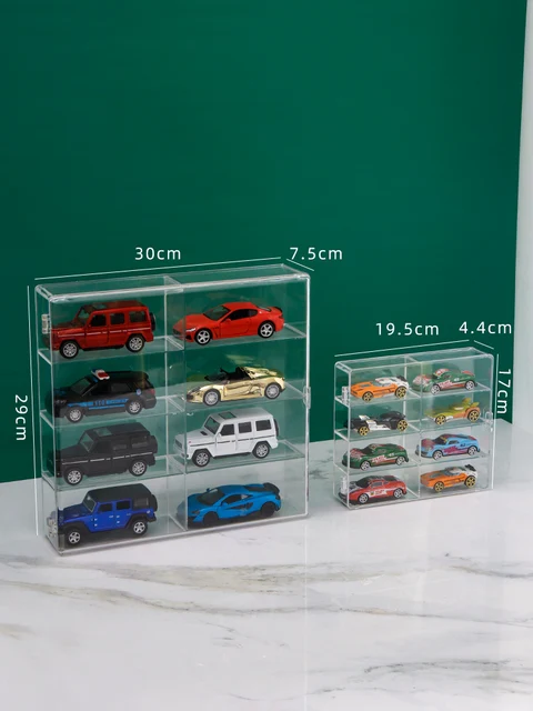 Acrylic Hot Wheels Car Storage Box Diecast 1/64 Vehicles Display Case  Matchbox Storage Educational Boys Toys for Children Gift - AliExpress