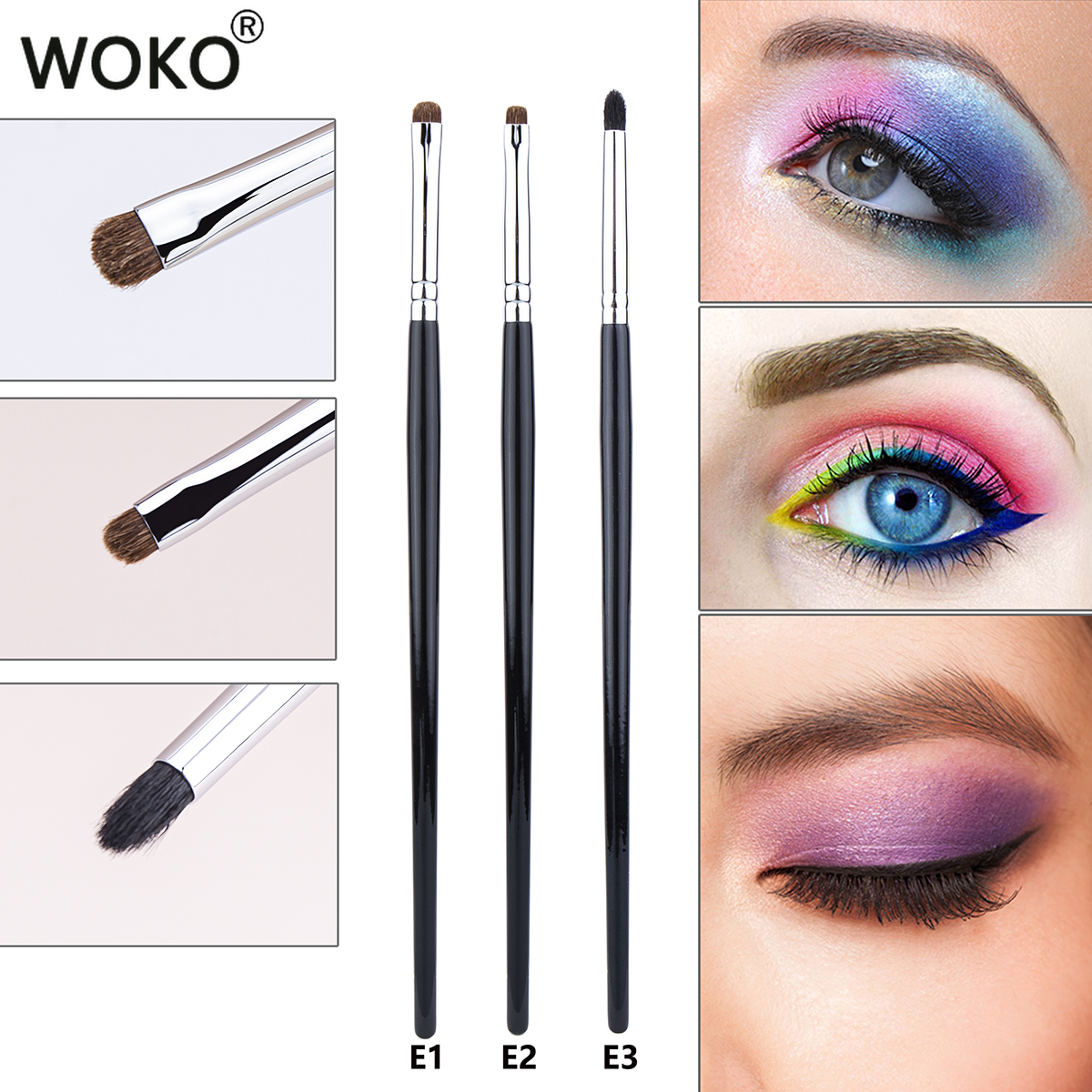 Best of 1 / 5PCS Eyeliner Smudge Brush Precision Smudge Makeup Brush Horse Hair Eyeshadow Smudge Brush Small Smoky Liner Makeup Brushes Reviews & Tips