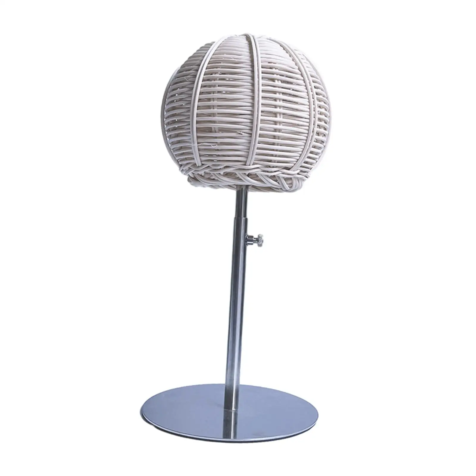 Hat Display Stand Durable Stable Base Anti Slip Stainless Steel Hat Display Rack Hat Holder for Salon Styling Shop Tabletop Home