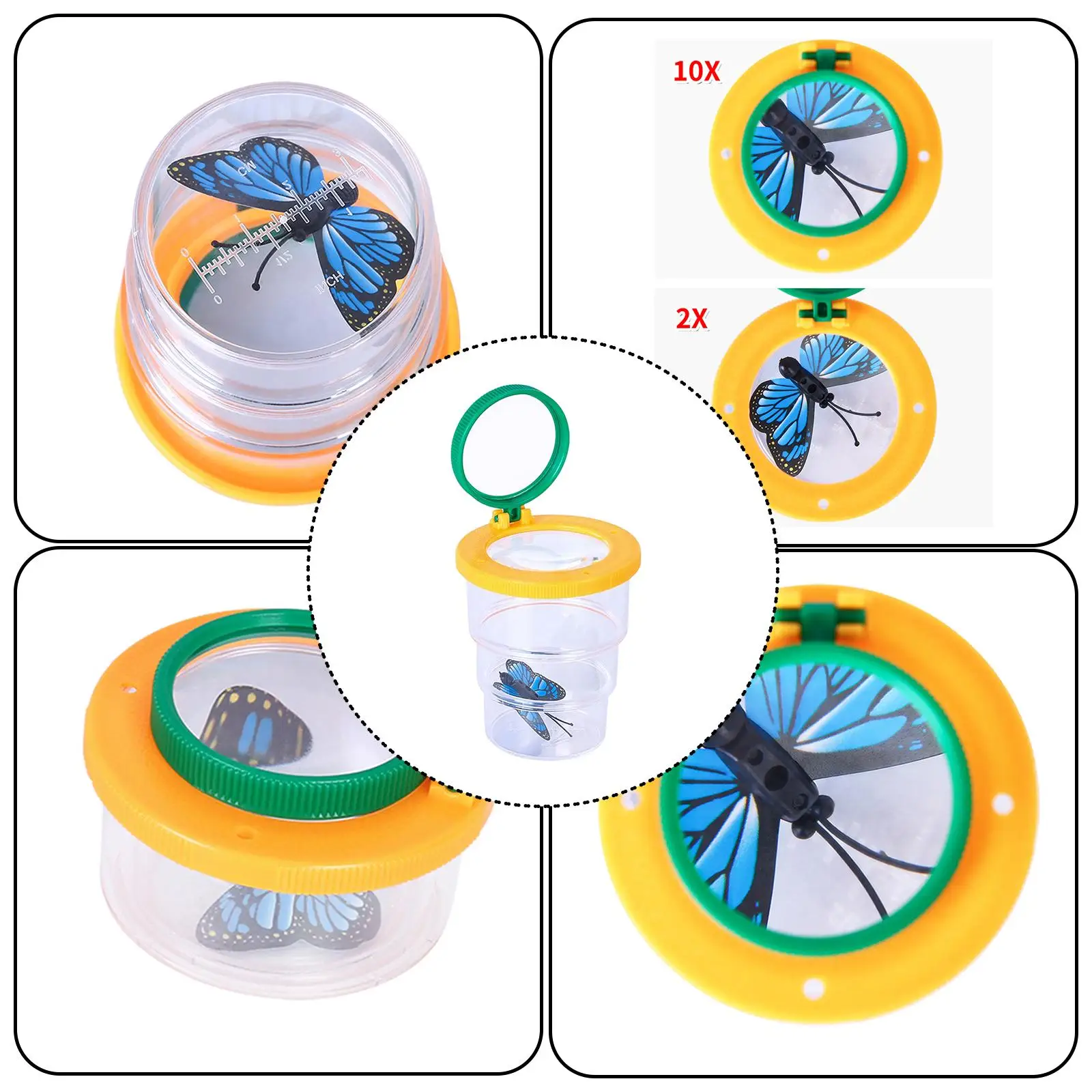 Insect Magnifier Viewing Observation Toy Observer Case for Children Holiday Gifts