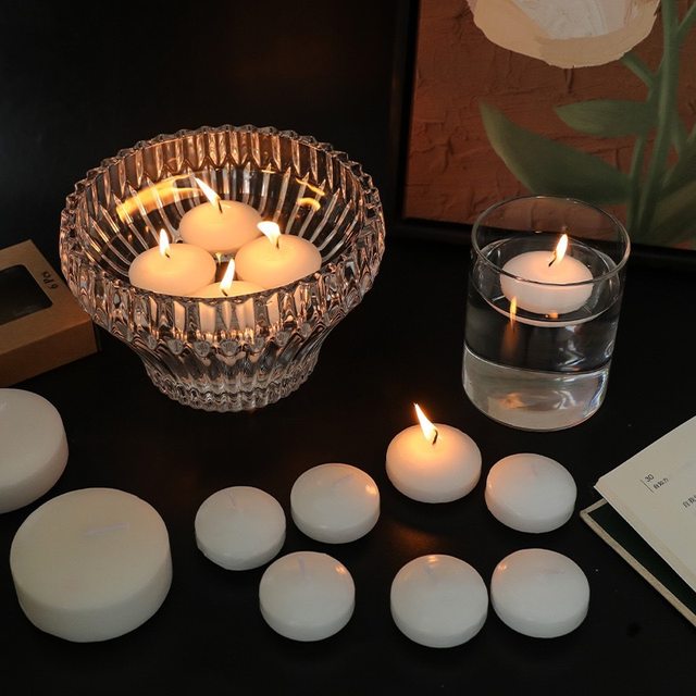 Floating candle Table bathtub Wedding supplies blessing Wish smokeless  romantic CR2032 waterproof electronic Candle CD50 W02 - AliExpress