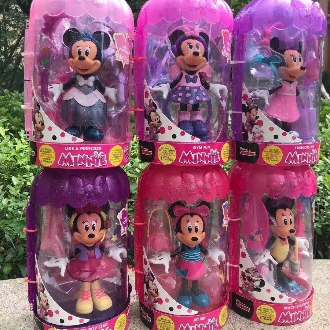 Новинка, милый дом Микки Маус из аниме Disney, милая кукла-платье Минни,  креативная игрушка в стиле ретро, подарок, Минни Маус | AliExpress