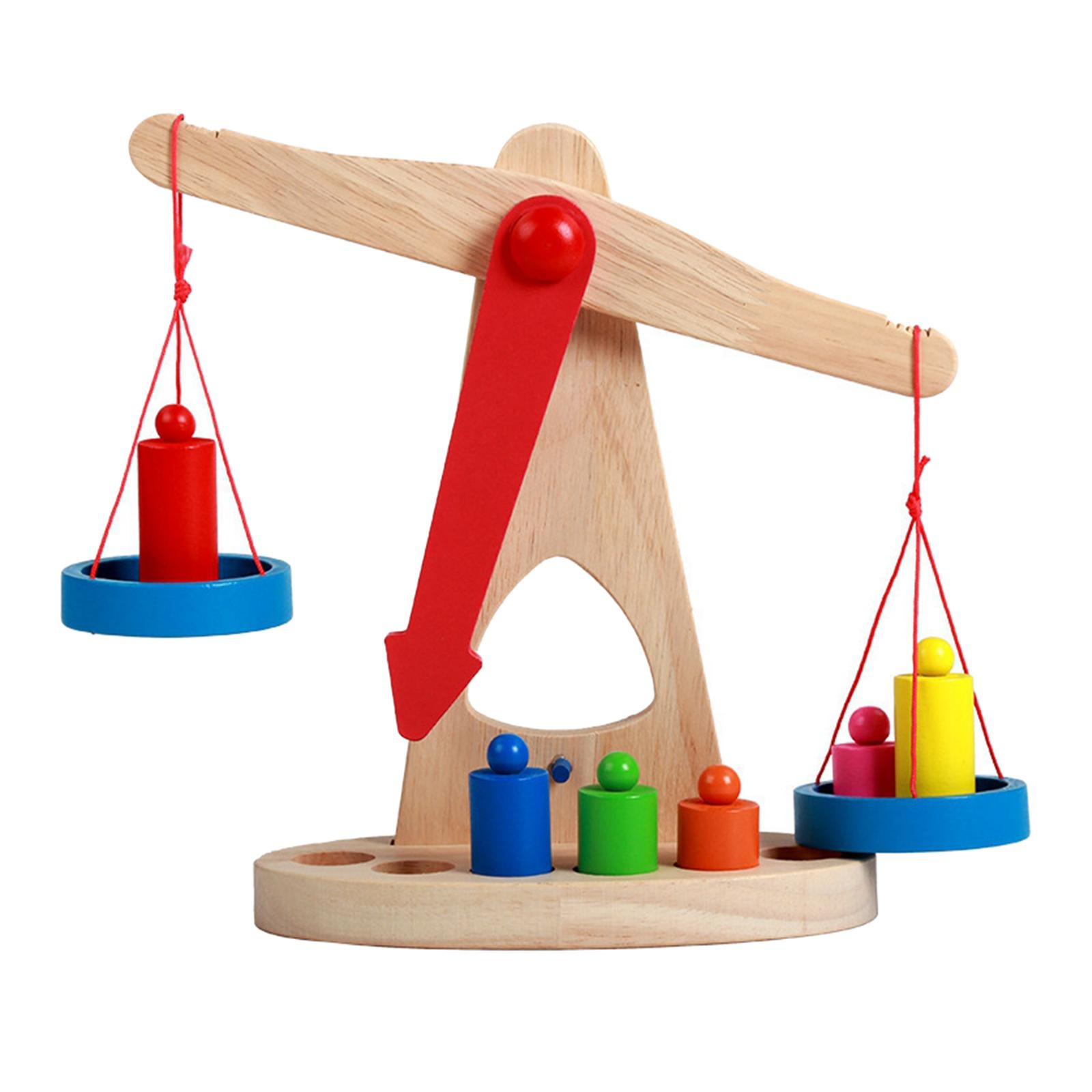 Montessori Balance Counting Toys Addition and Subtraction for Children Kids