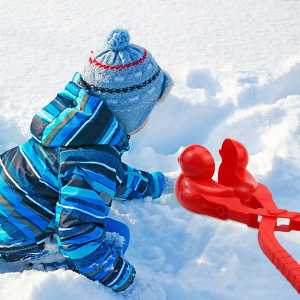 Duck Winter Snowball Maker Clip Tool for Kids Adults Outdoor Lightweight