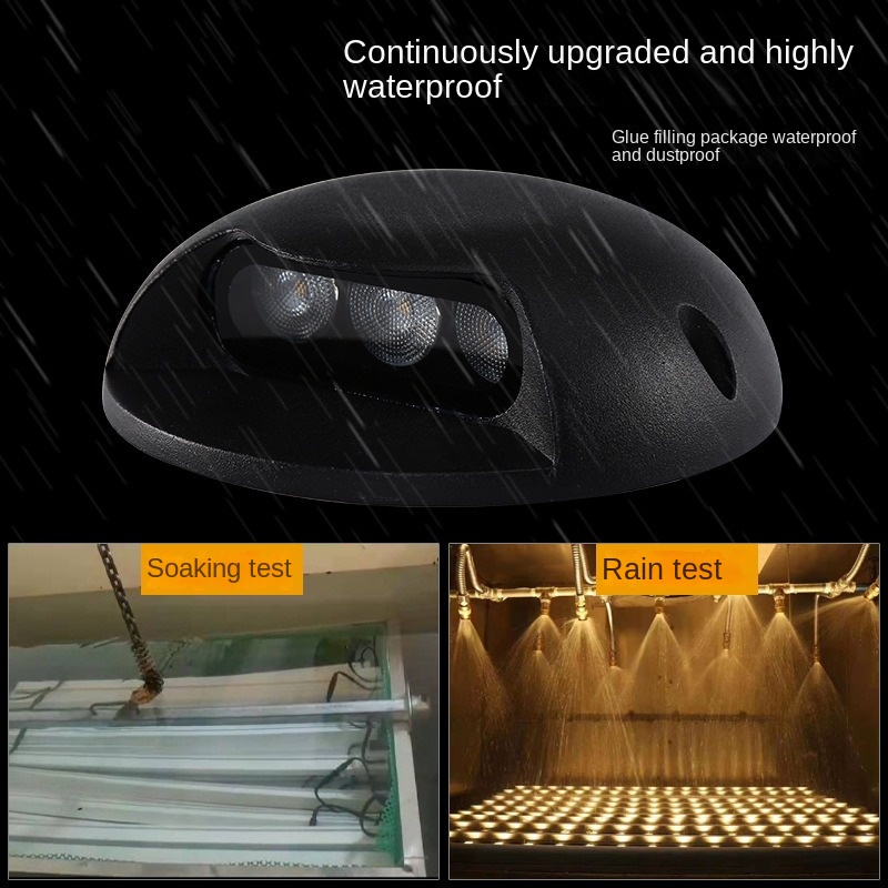 Description Picture 4 of itemLed Floor Decking Light DC/24V 2W 3W IP68 Oudoor Underground Buried Lamp Exterior Garden Path Wall Stair Landscape Spotlight