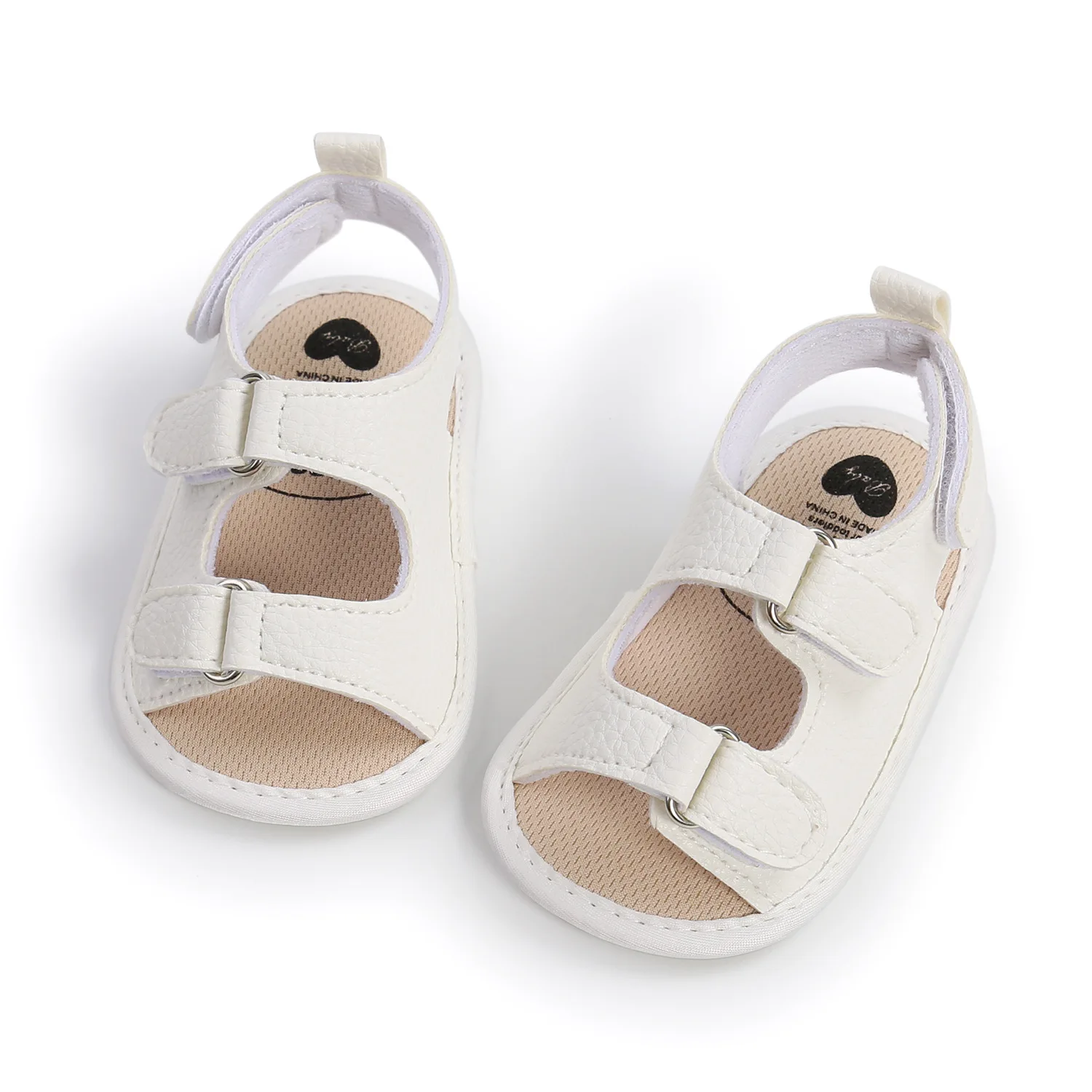NEW 0-18Months Kids Newborn Baby Boys Fashion Summer Soft Crib Shoes First Walker Anti Slip Sandals Shoes Soft Sole