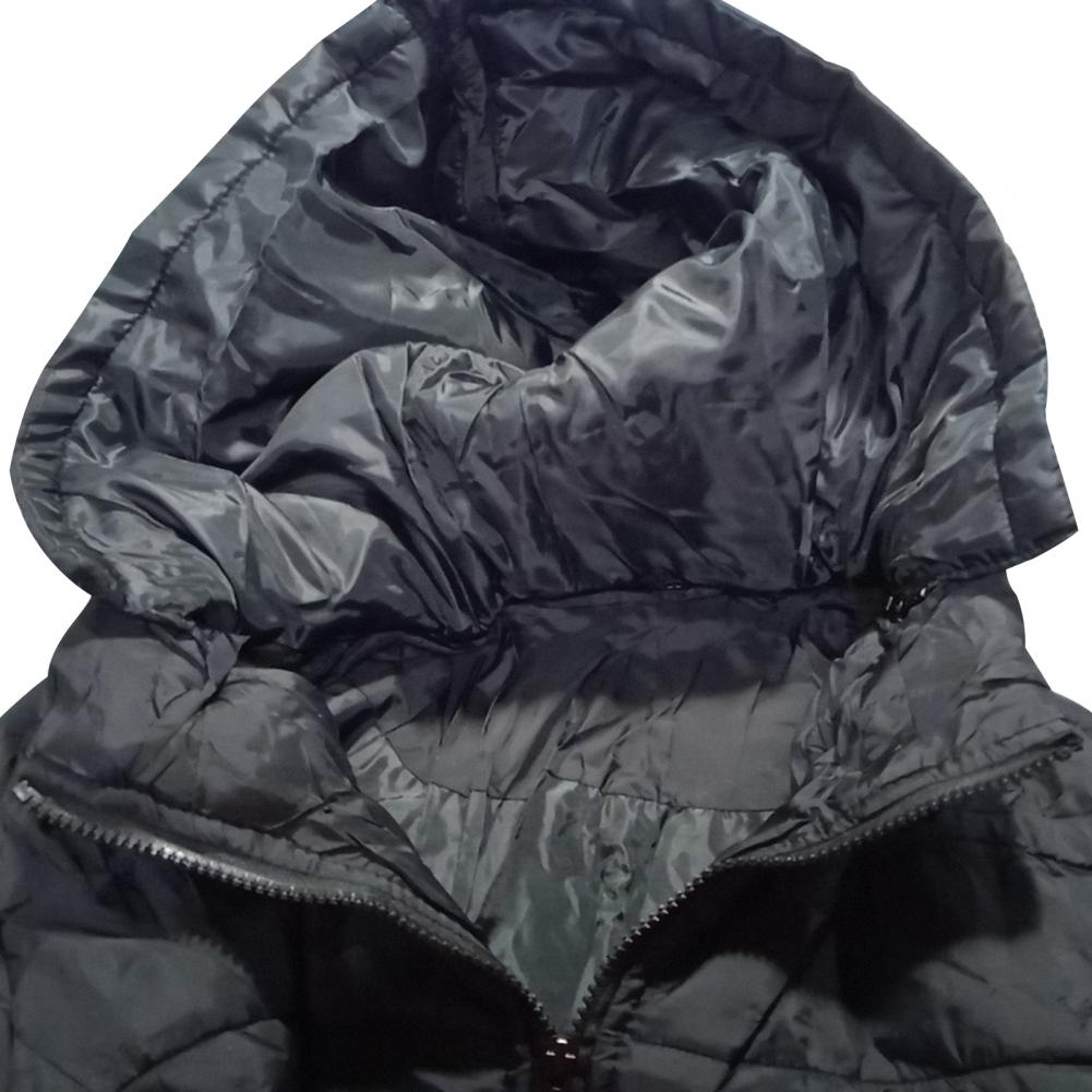 longo quente parkas com capuz outono inverno